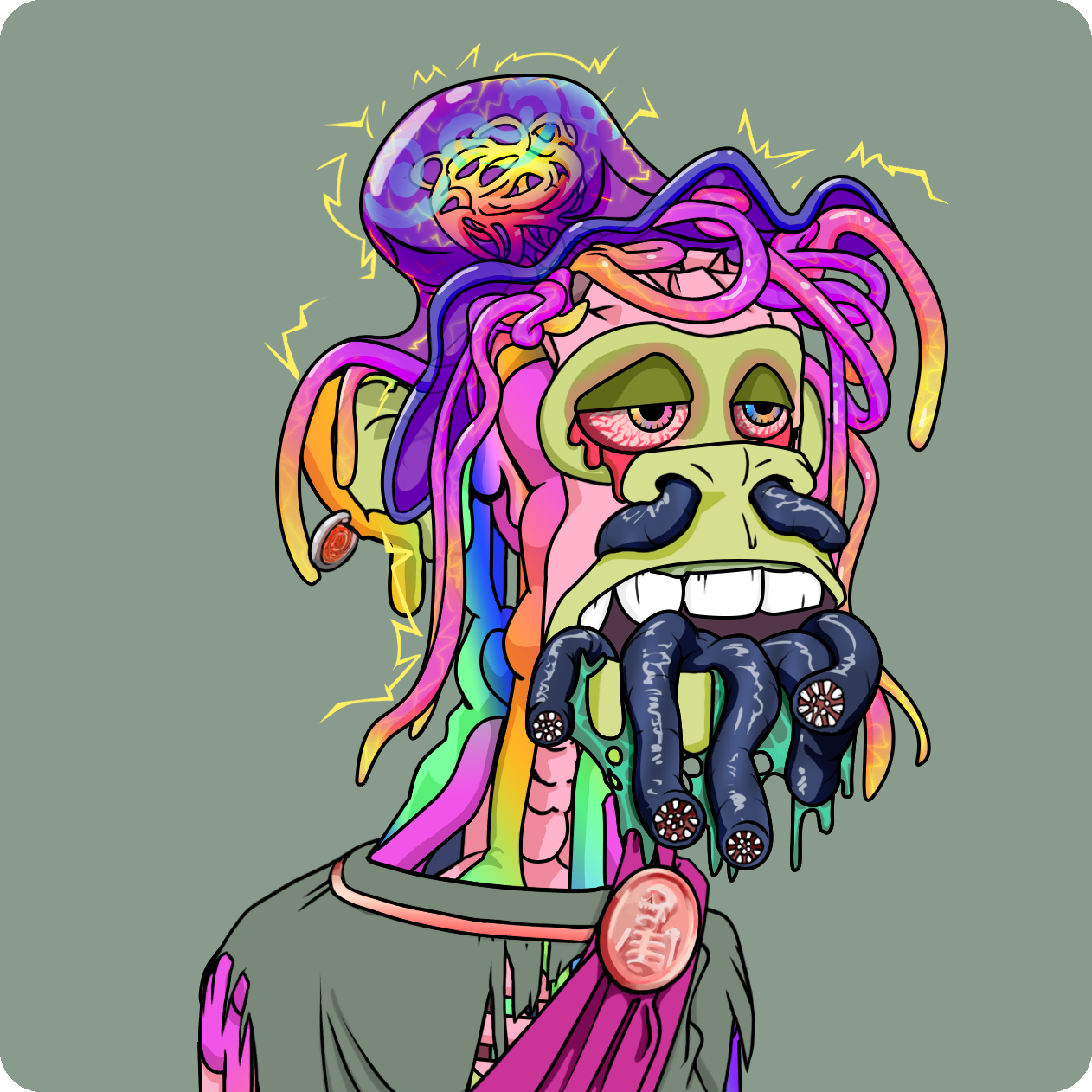 Yuga Labs - Mutant Ape Yacht Club - NFT # 7634