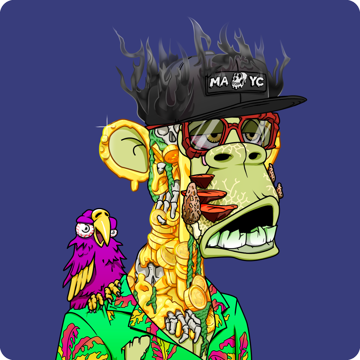 Yuga Labs - Mutant Ape Yacht Club - NFT # 5858