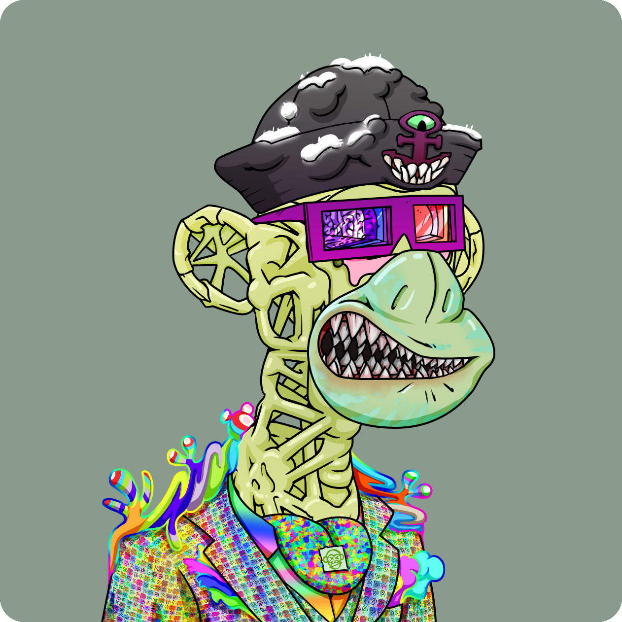 Yuga Labs - Mutant Ape Yacht Club - NFT # 696