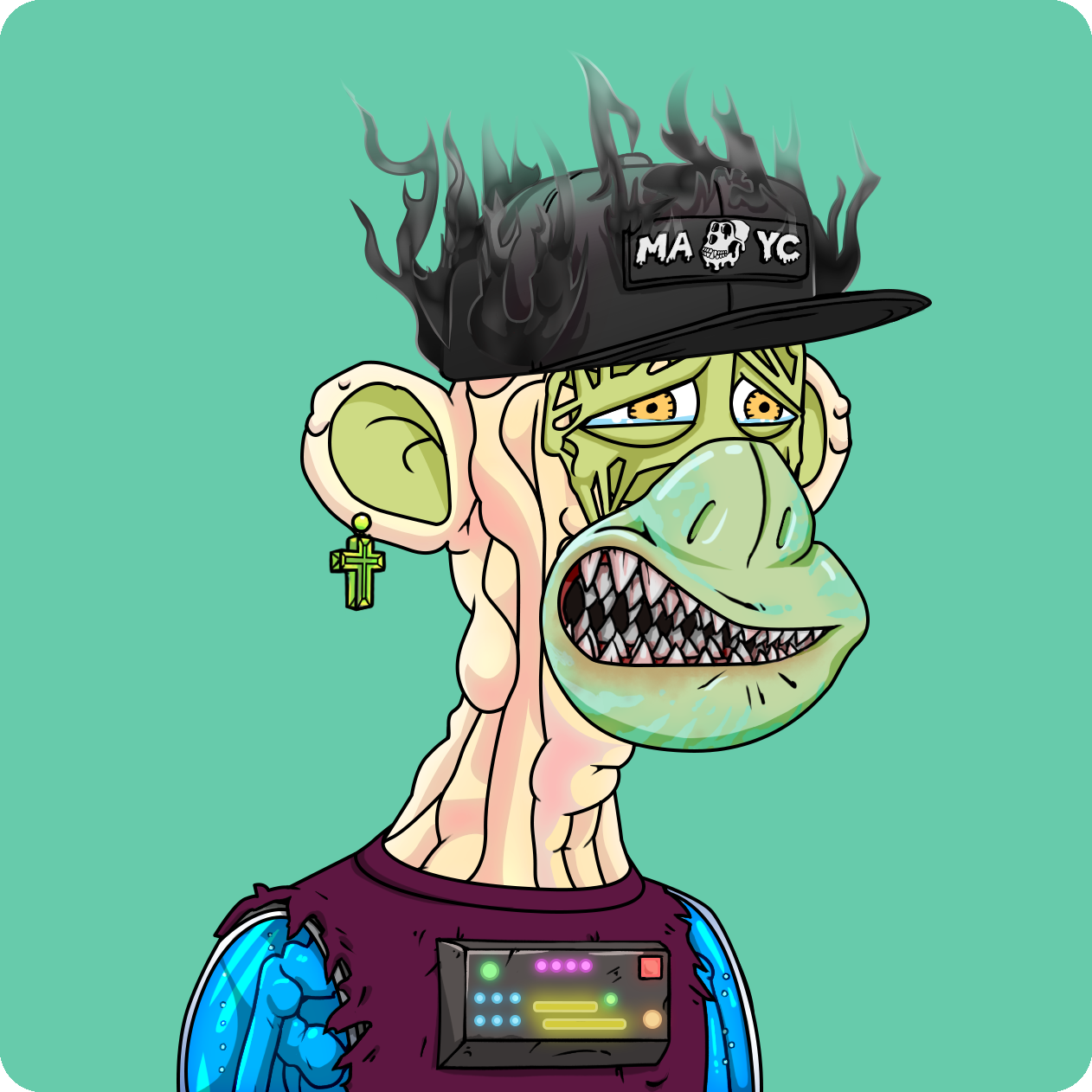 Yuga Labs - Mutant Ape Yacht Club - NFT # 3743