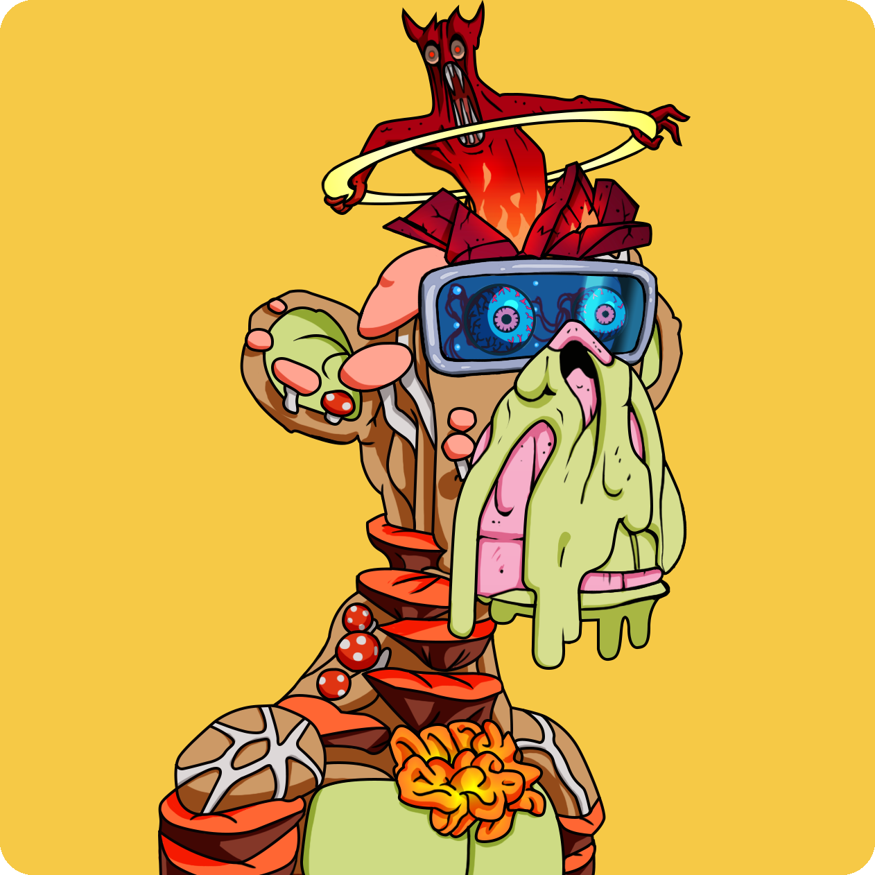 Yuga Labs - Mutant Ape Yacht Club - NFT # 17888