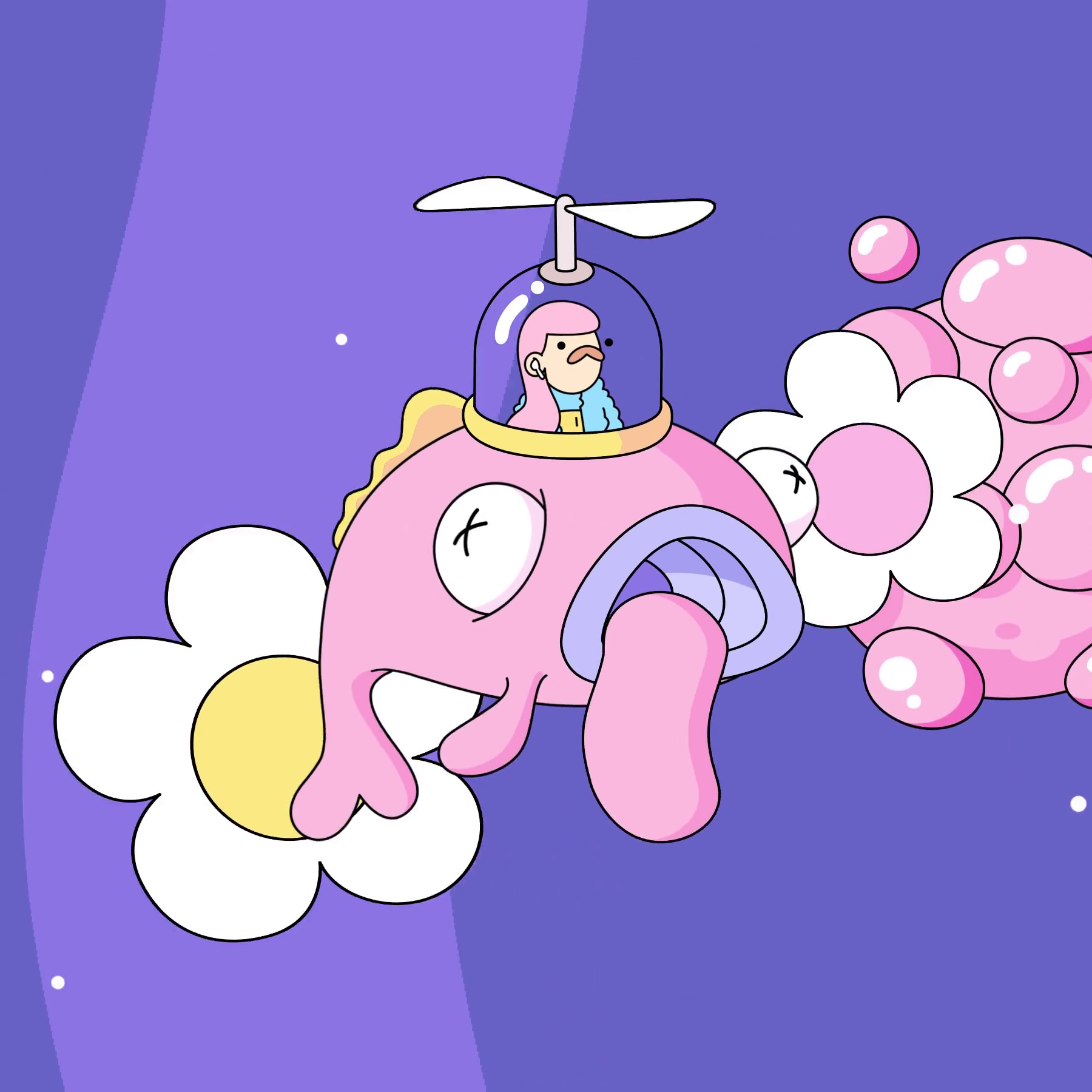 The Doodles Founders - Space Doodles - Space Doodle #9709 - NFT # 9709