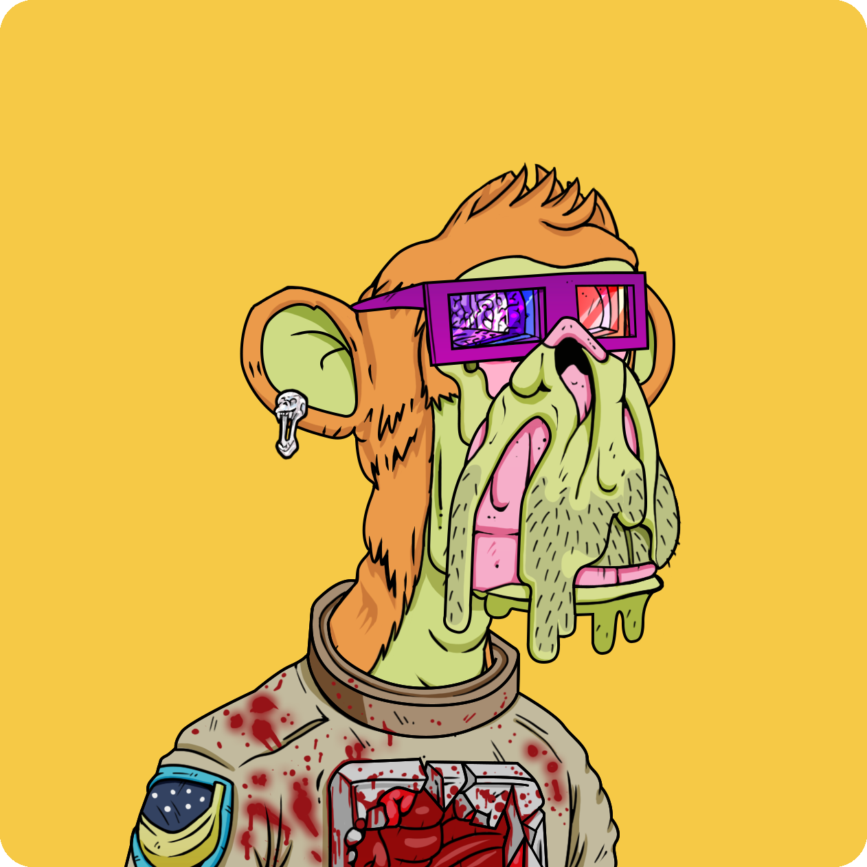 Yuga Labs - Mutant Ape Yacht Club - NFT # 2851