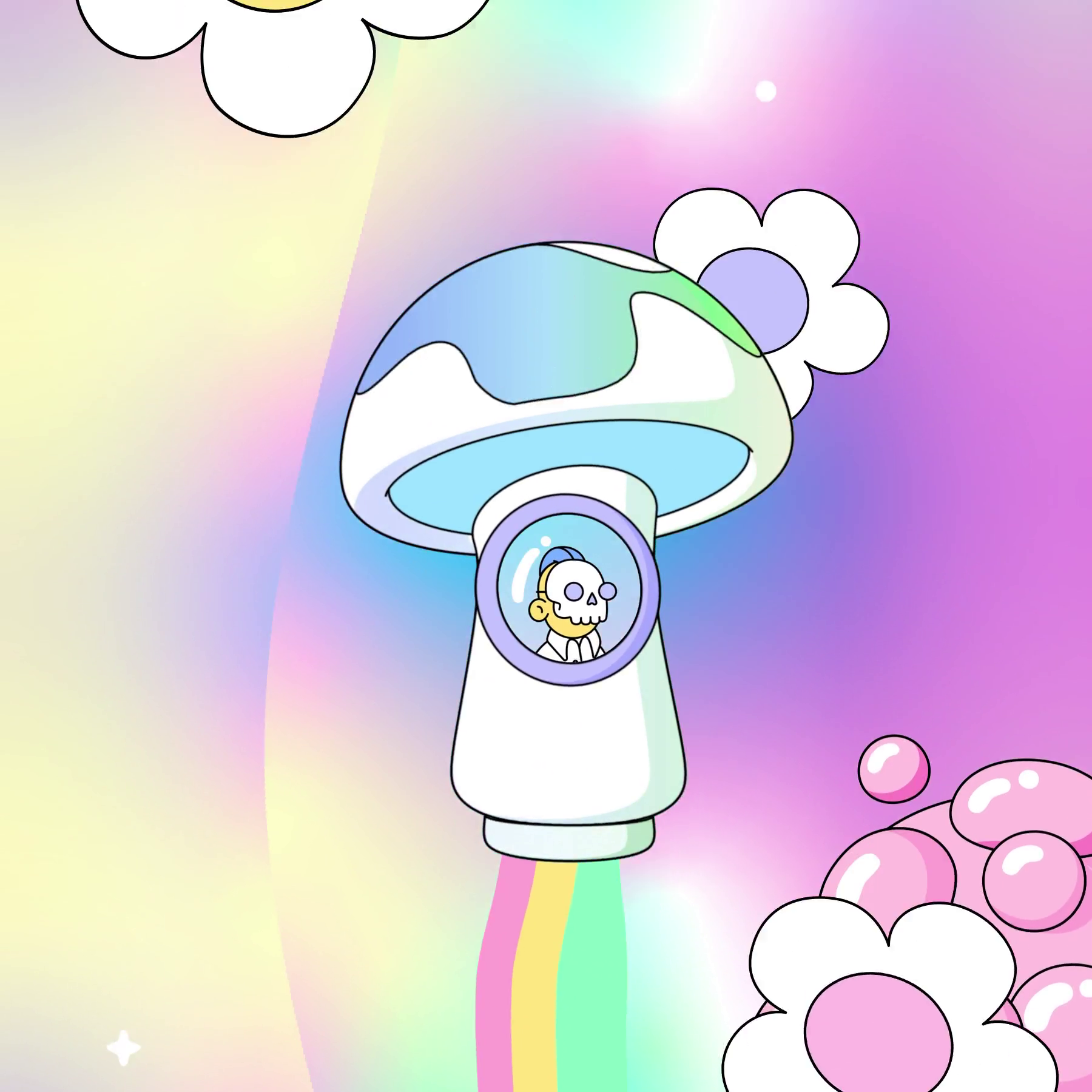 The Doodles Founders - Space Doodles - Space Doodle #9827 - NFT # 9827