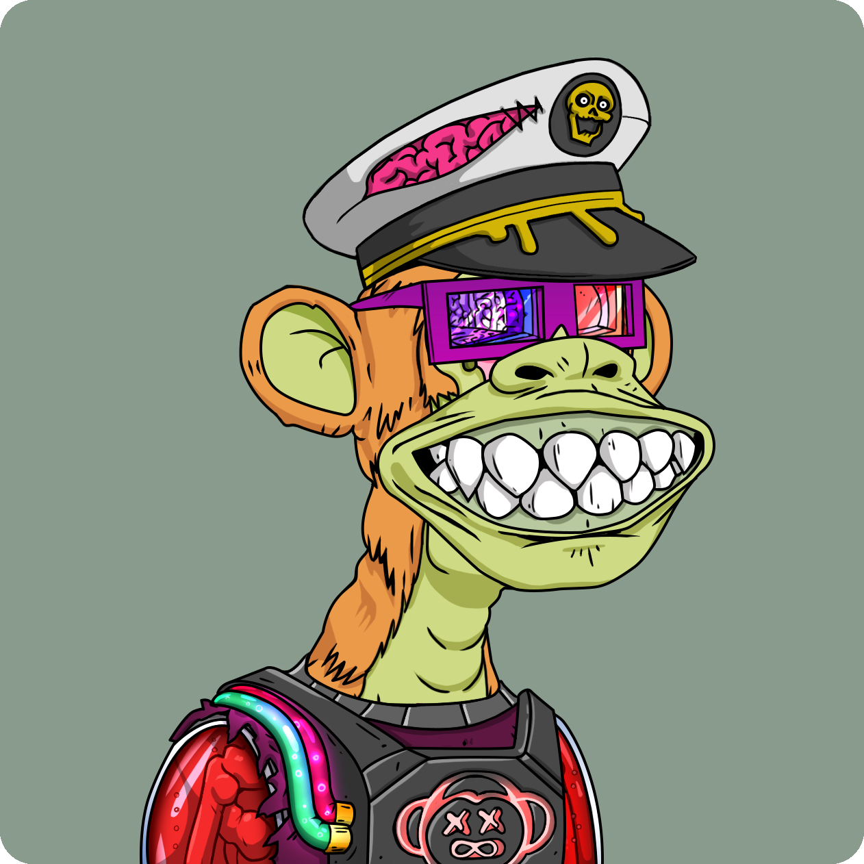 Yuga Labs - Mutant Ape Yacht Club - NFT # 6121