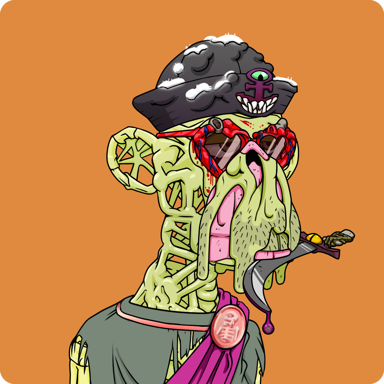 Yuga Labs - Mutant Ape Yacht Club - NFT # 19144