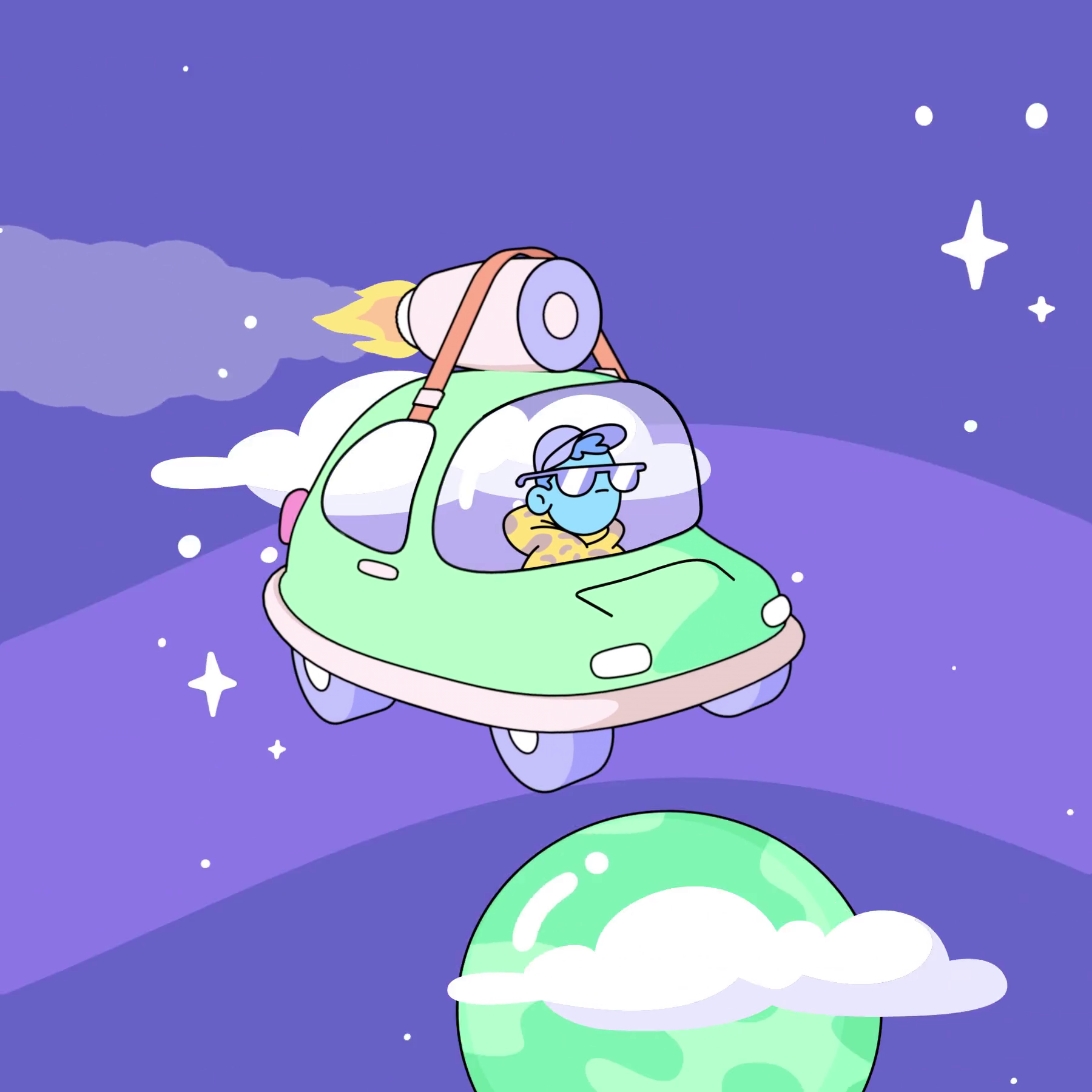 The Doodles Founders - Space Doodles - Space Doodle #9694 - NFT # 9694