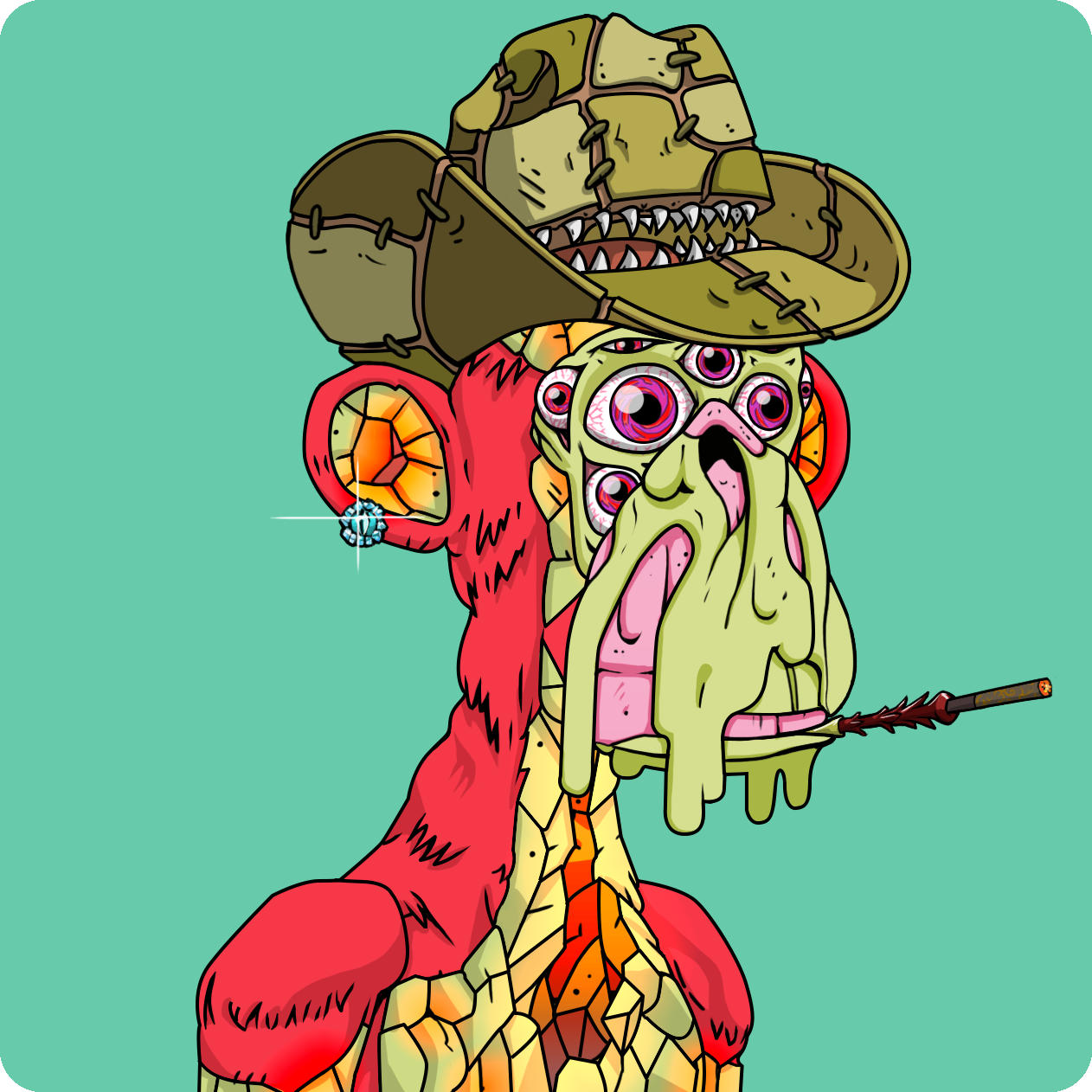 Yuga Labs - Mutant Ape Yacht Club - NFT # 2850