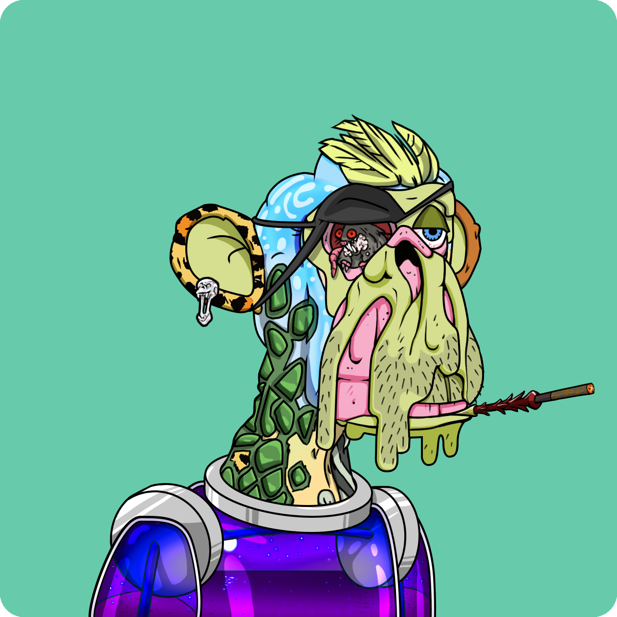 Yuga Labs - Mutant Ape Yacht Club - NFT # 7483