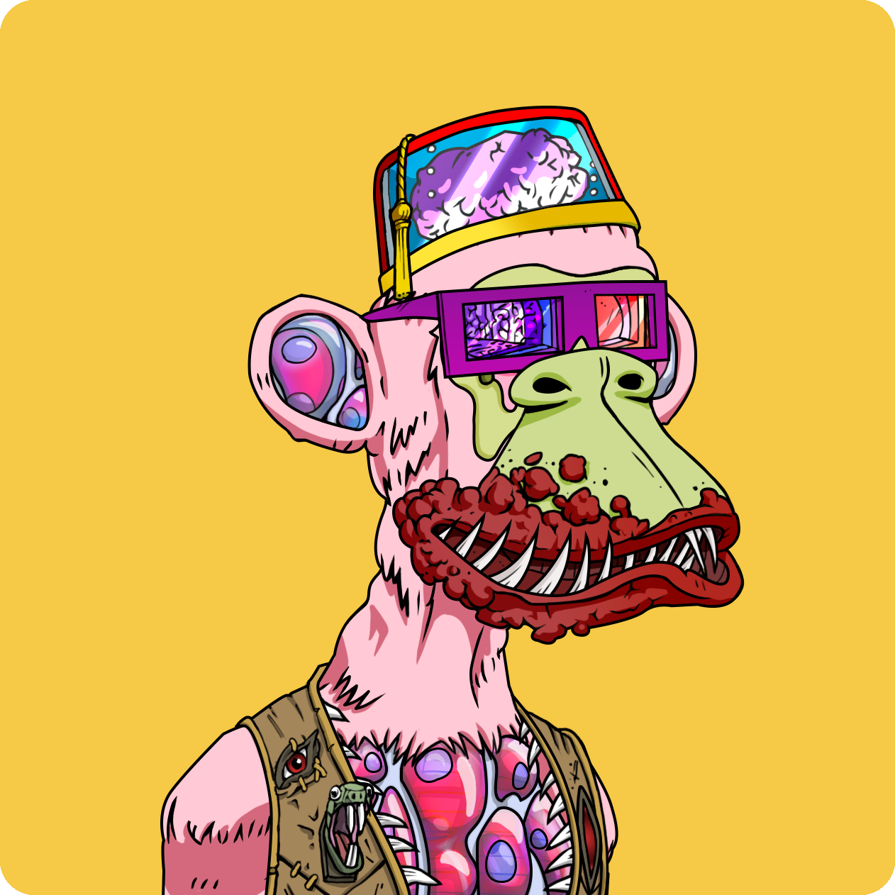 Yuga Labs - Mutant Ape Yacht Club - NFT # 1736