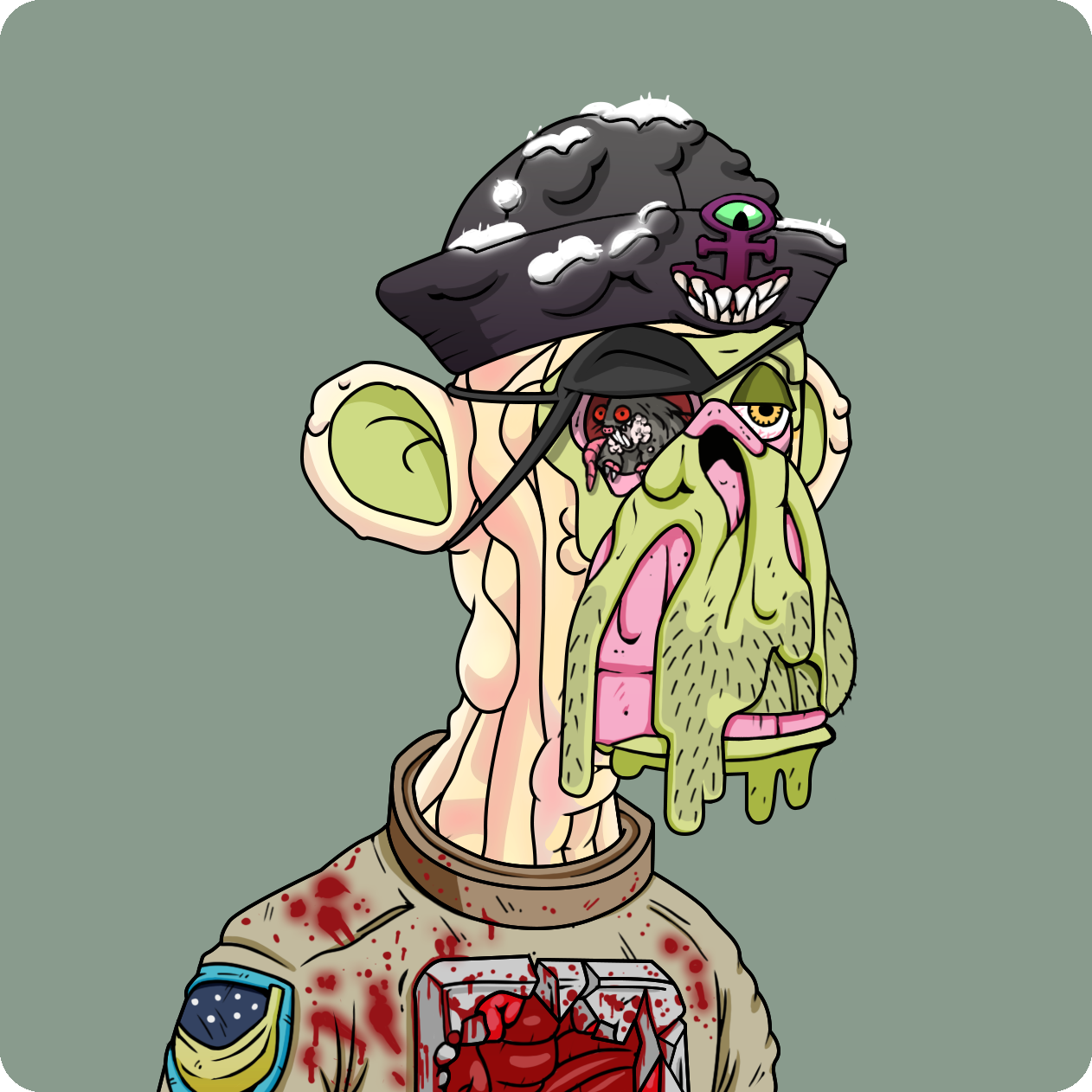 Yuga Labs - Mutant Ape Yacht Club - NFT # 1190