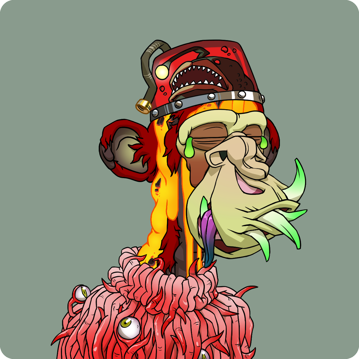 Yuga Labs - Mutant Ape Yacht Club - NFT # 9910