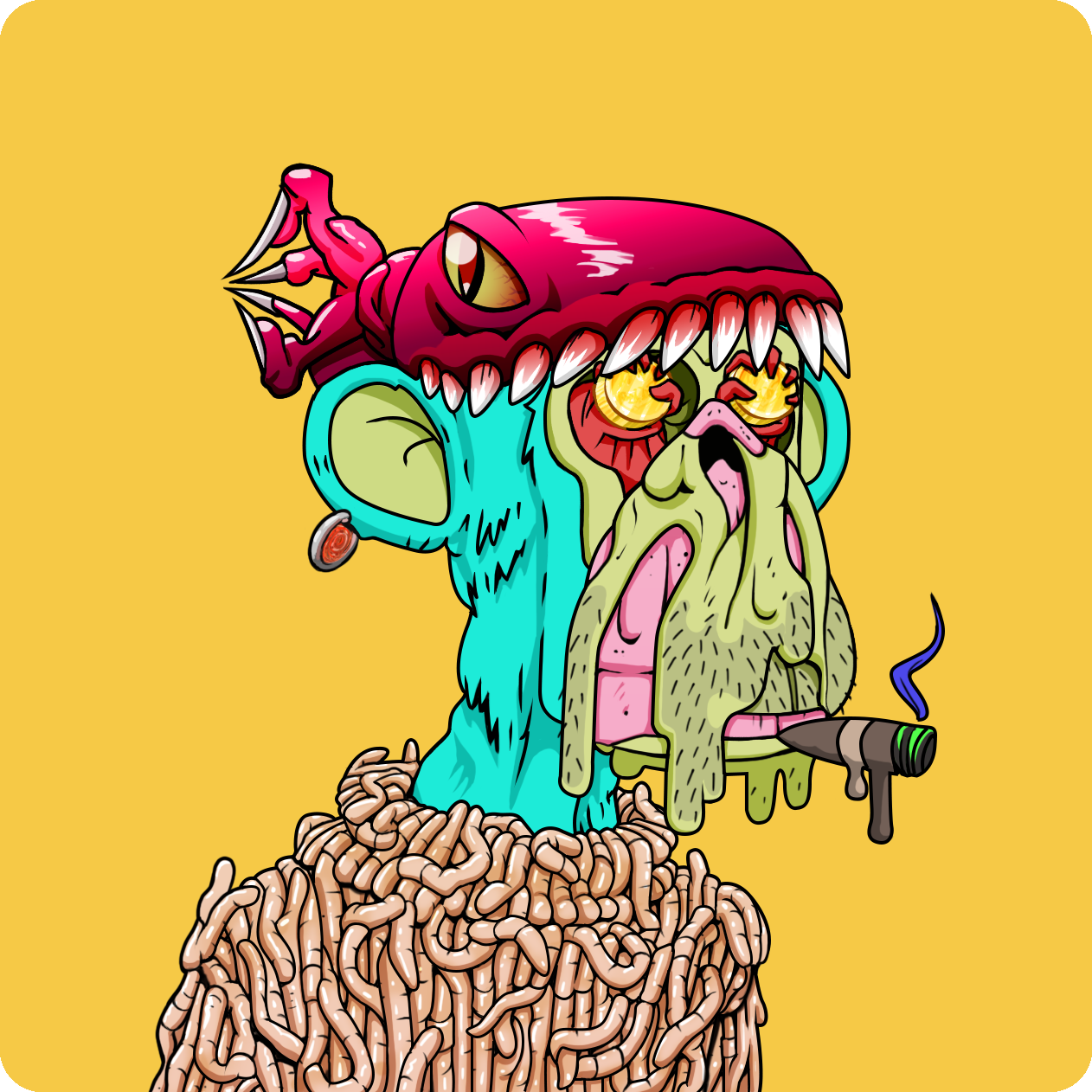 Yuga Labs - Mutant Ape Yacht Club - NFT # 1136