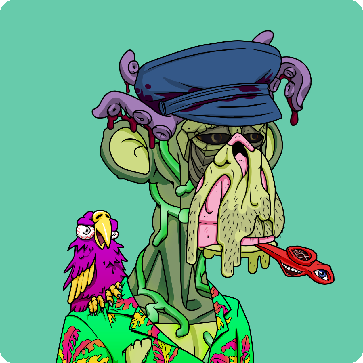 Yuga Labs - Mutant Ape Yacht Club - NFT # 1866