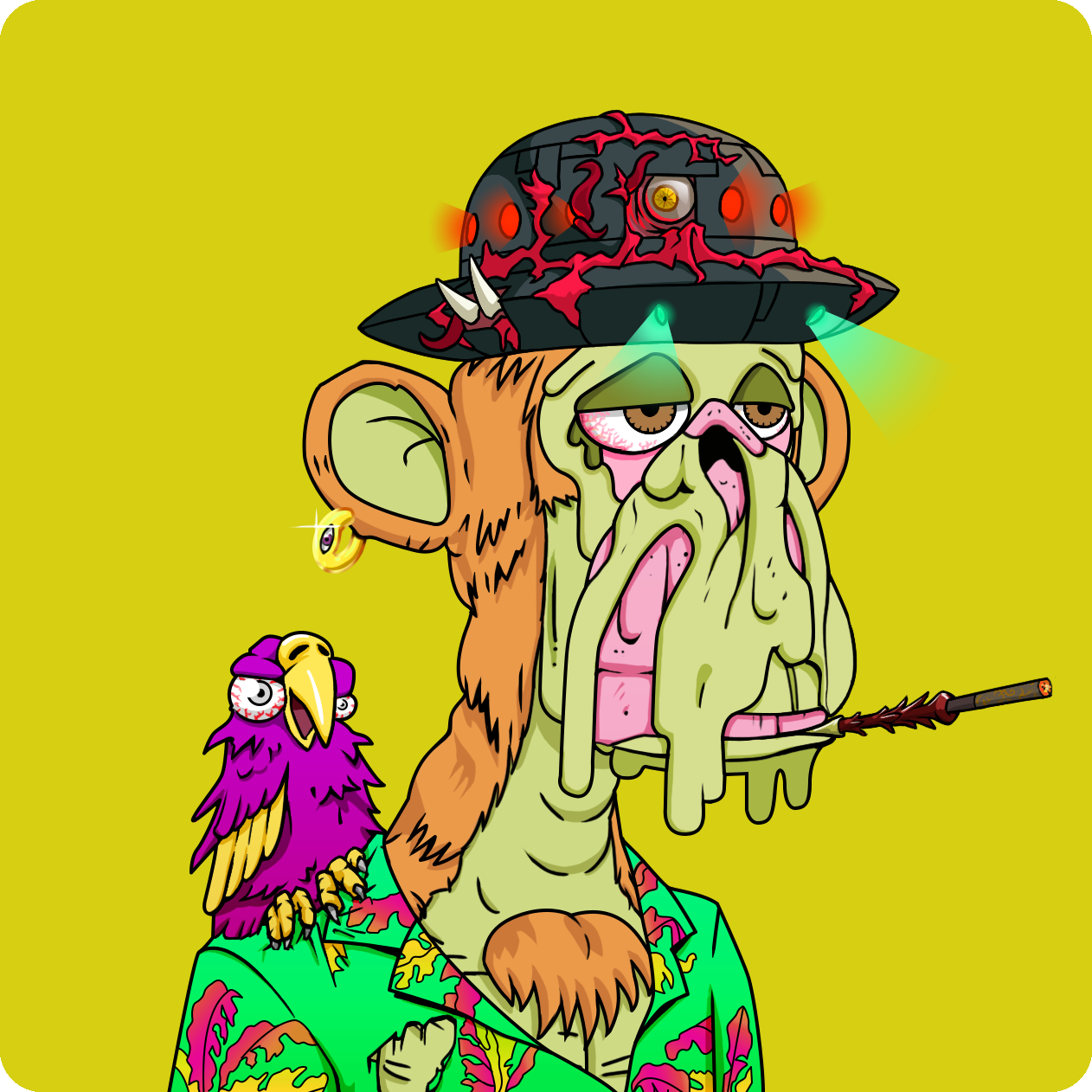 Yuga Labs - Mutant Ape Yacht Club - NFT # 4454