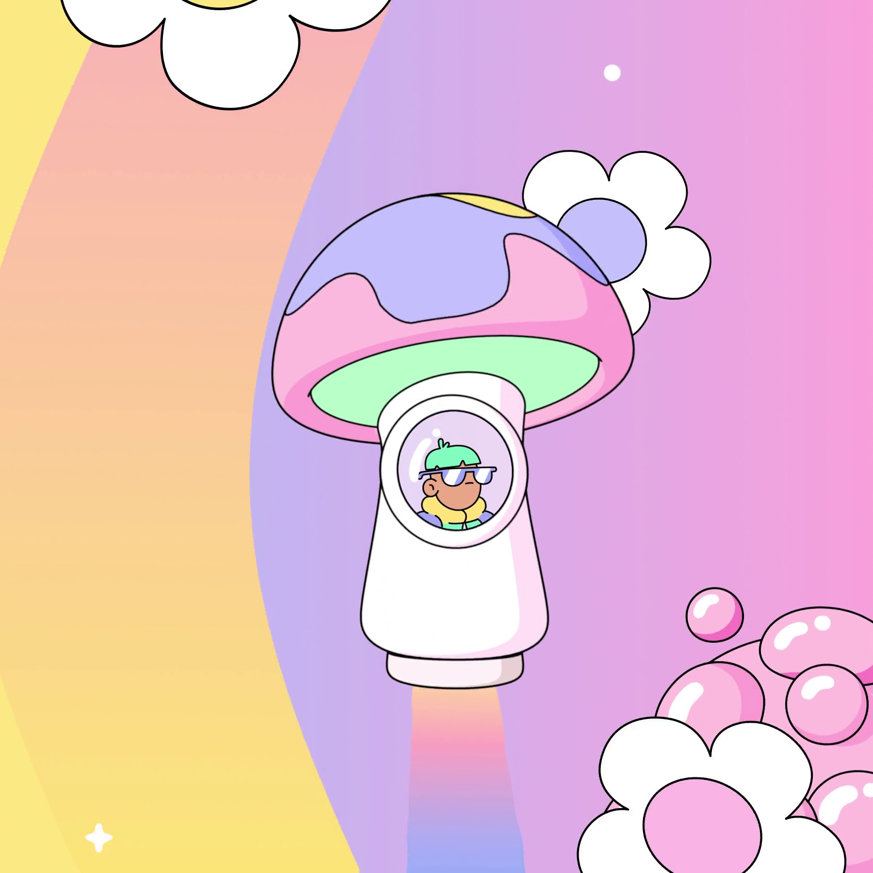 The Doodles Founders - Space Doodles - Space Doodle #233 - NFT # 233