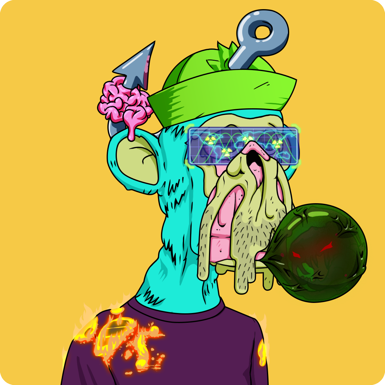 Yuga Labs - Mutant Ape Yacht Club - NFT # 1332