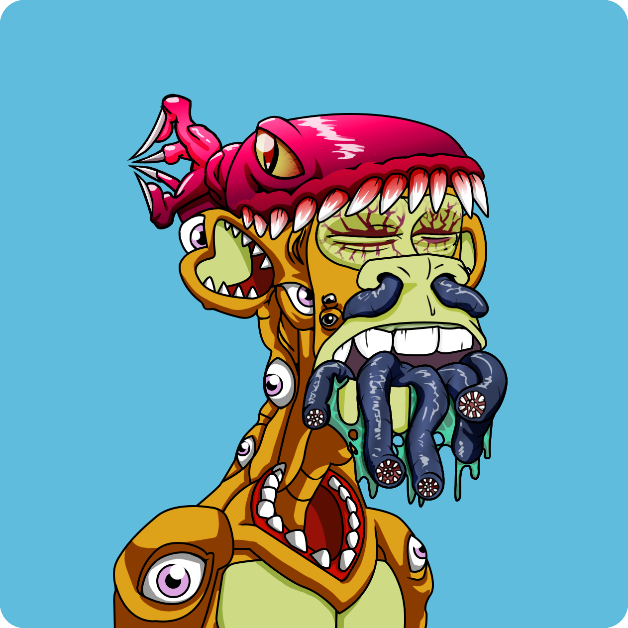 Yuga Labs - Mutant Ape Yacht Club - NFT # 21458