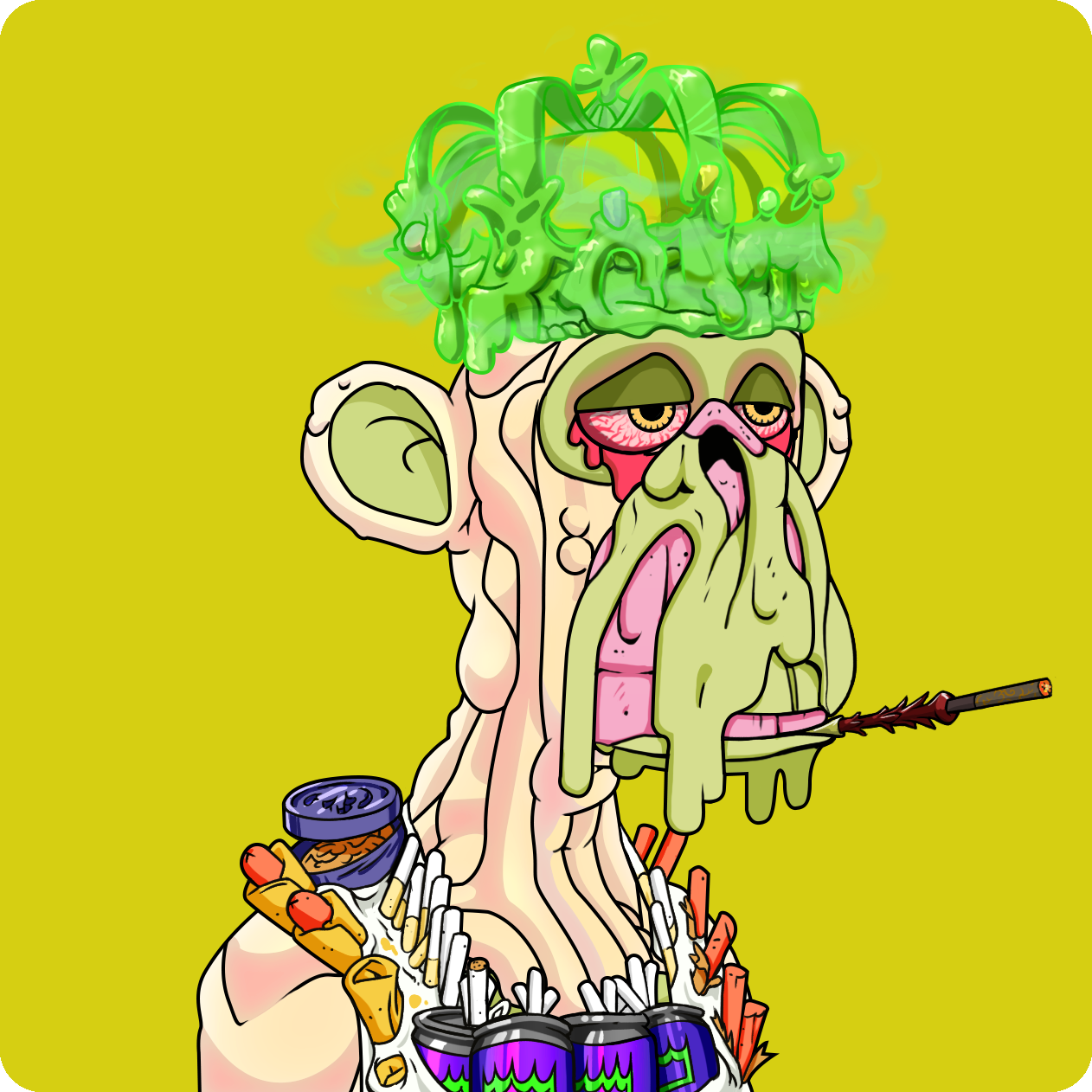 Yuga Labs - Mutant Ape Yacht Club - NFT # 3977