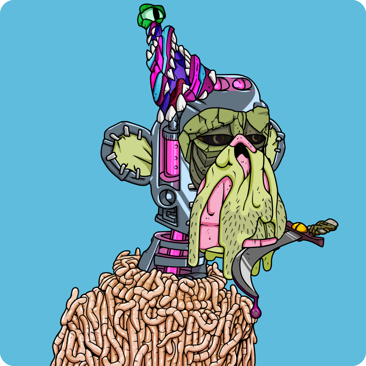 Yuga Labs - Mutant Ape Yacht Club - NFT # 4654