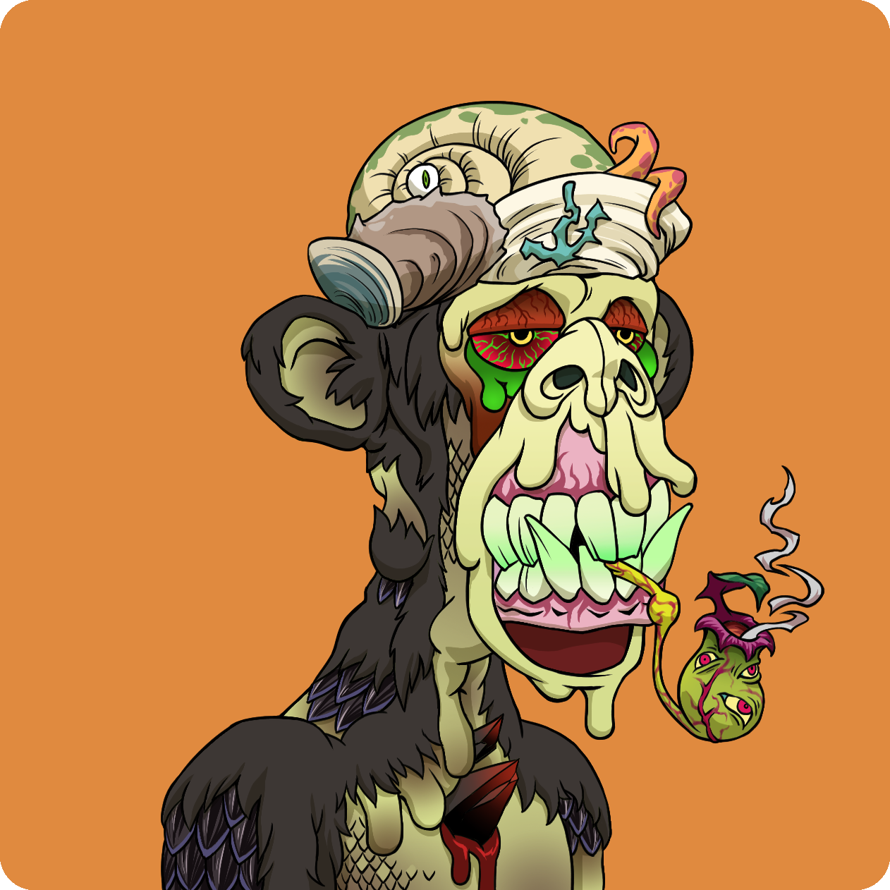 Yuga Labs - Mutant Ape Yacht Club - NFT # 3164