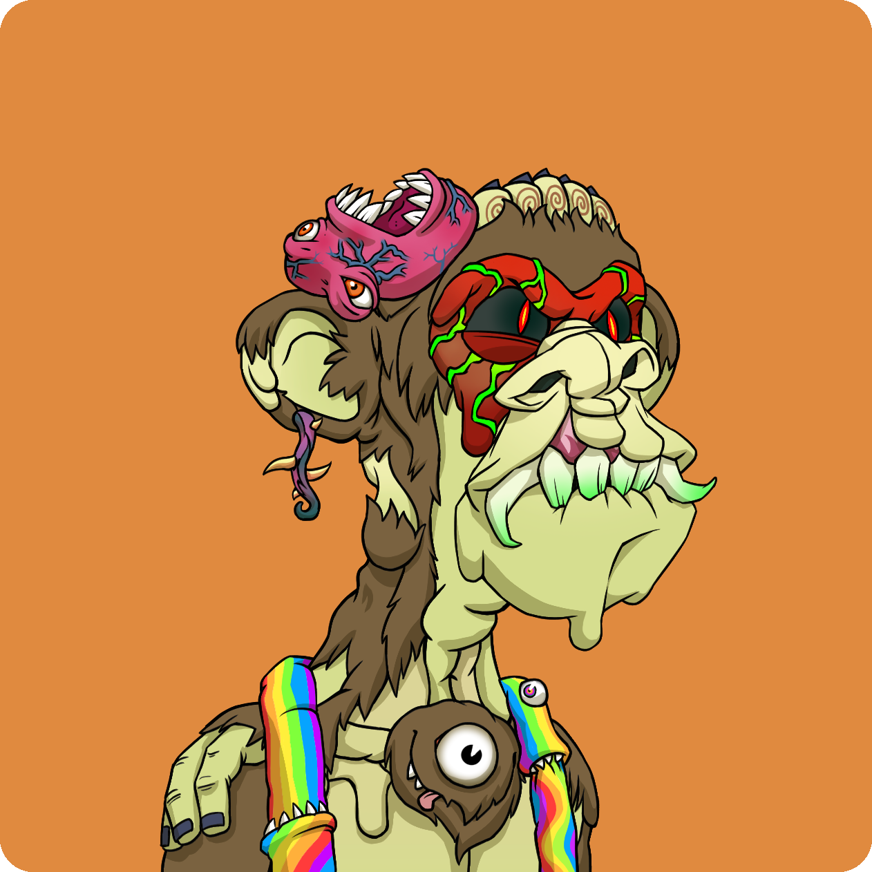 Yuga Labs - Mutant Ape Yacht Club - NFT # 3136