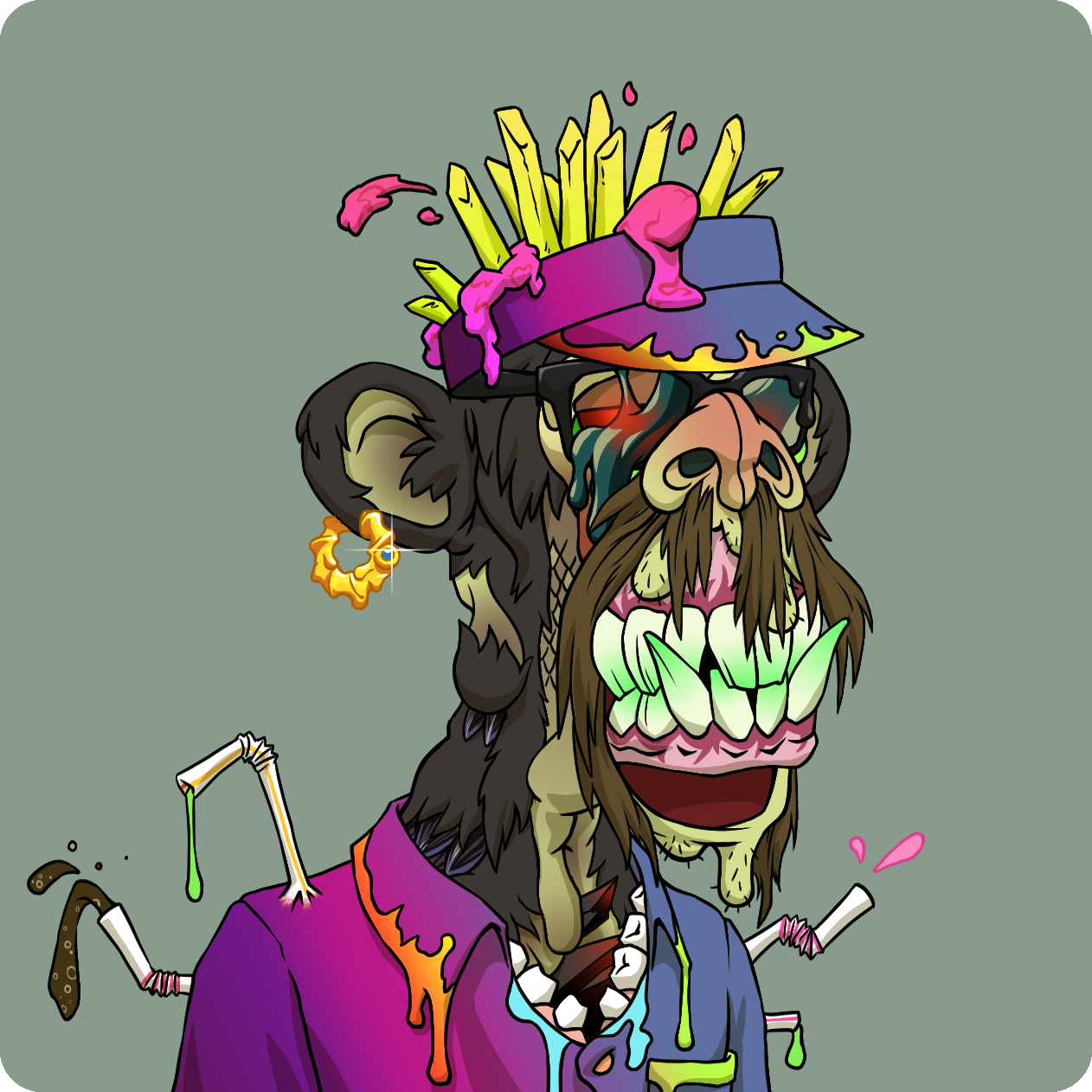 Yuga Labs - Mutant Ape Yacht Club - NFT # 3867