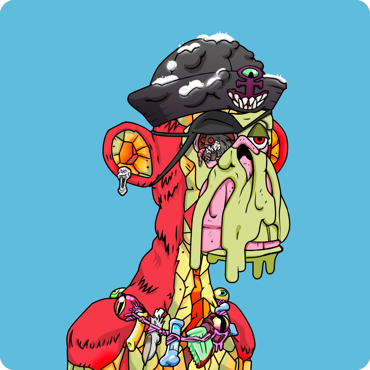 Yuga Labs - Mutant Ape Yacht Club - NFT # 17882