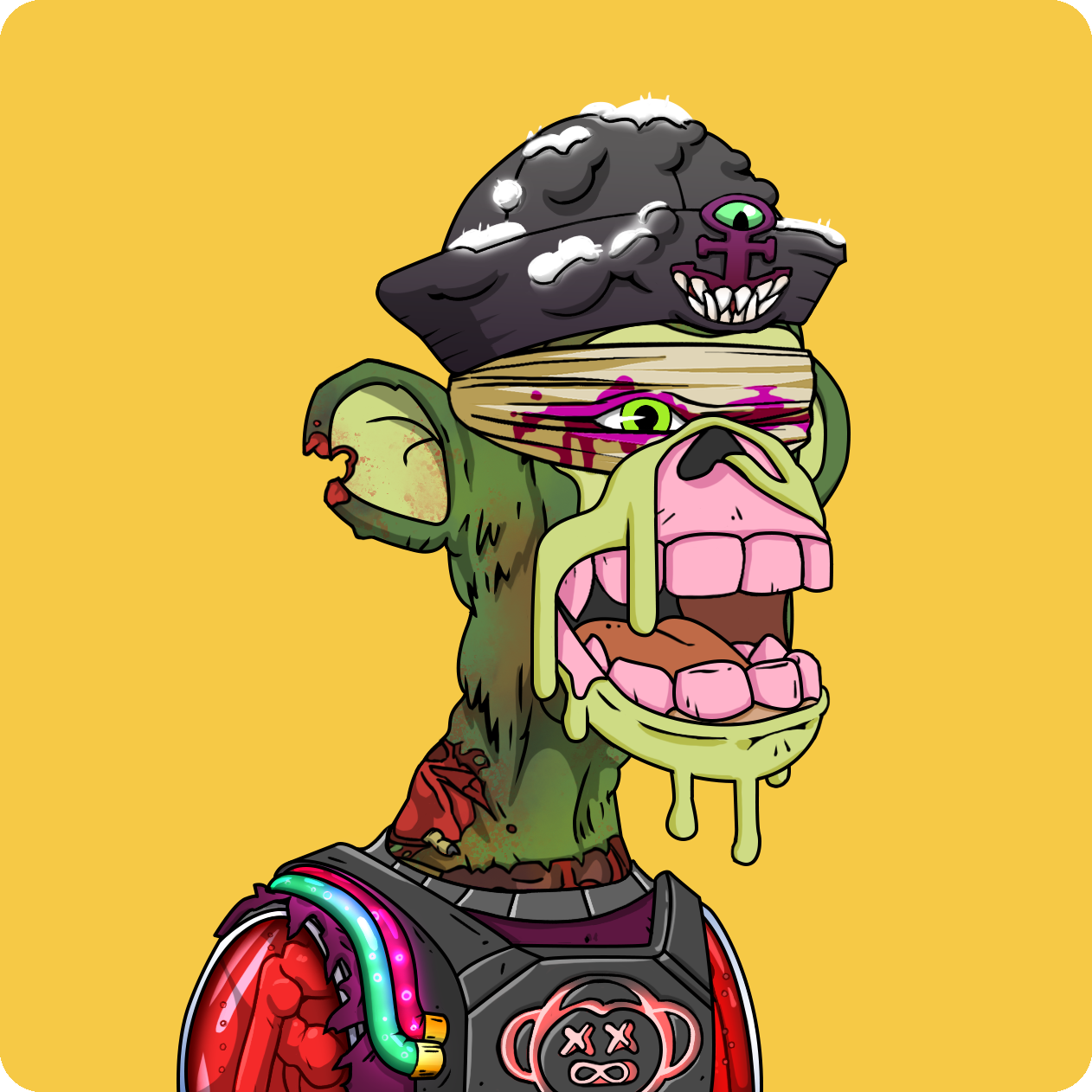 Yuga Labs - Mutant Ape Yacht Club - NFT # 1670