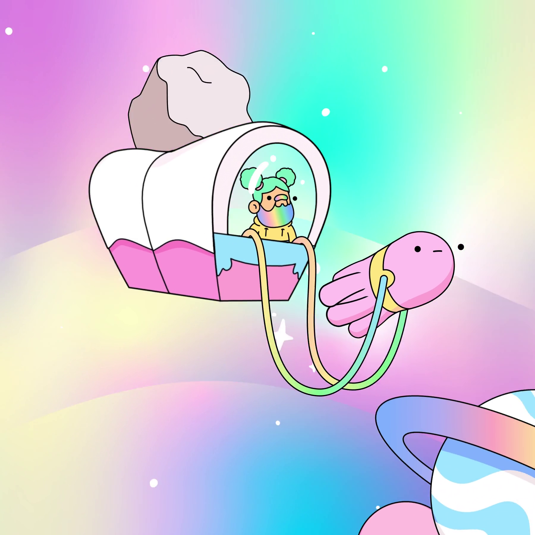 The Doodles Founders - Space Doodles - Space Doodle #265 - NFT # 265