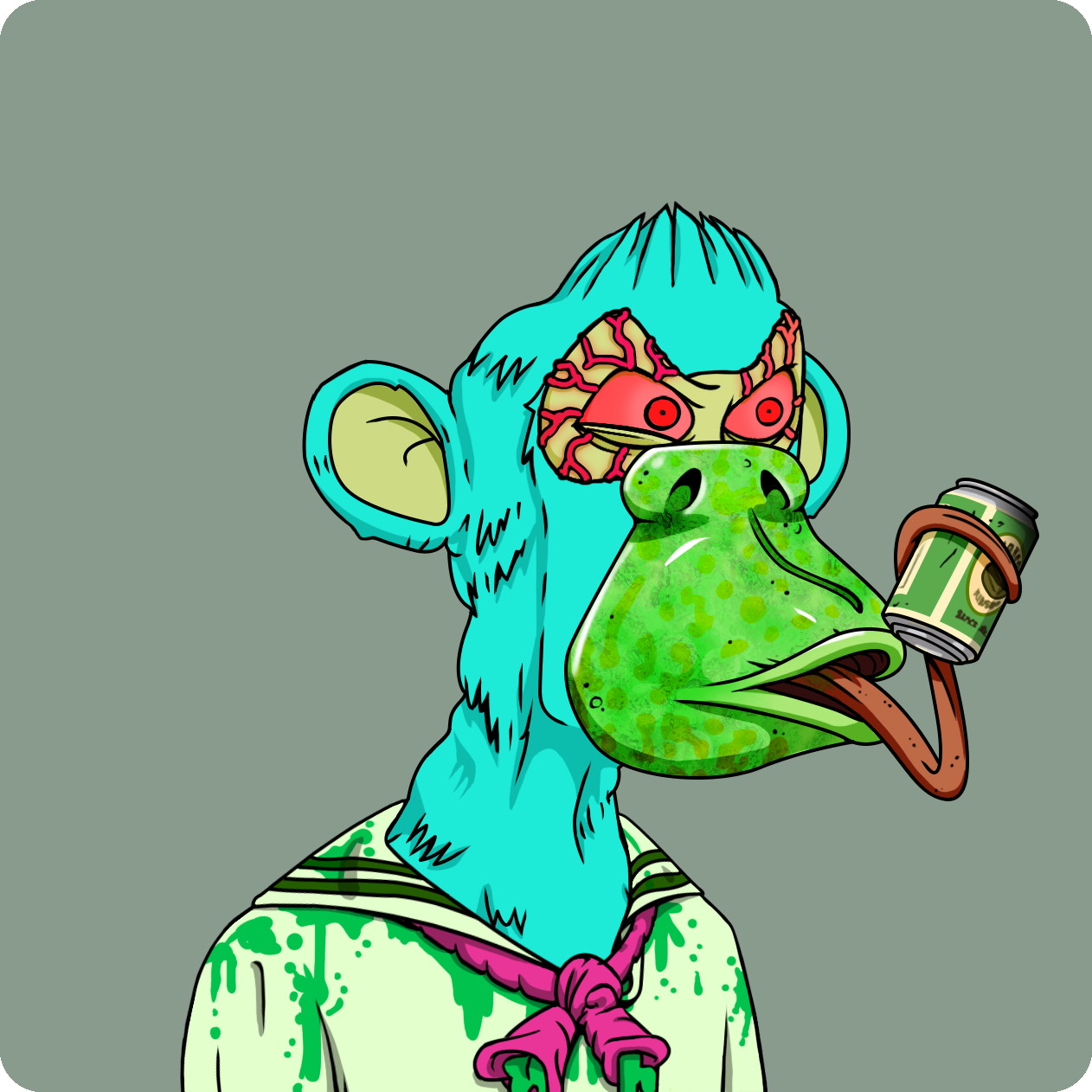 Yuga Labs - Mutant Ape Yacht Club - NFT # 9107