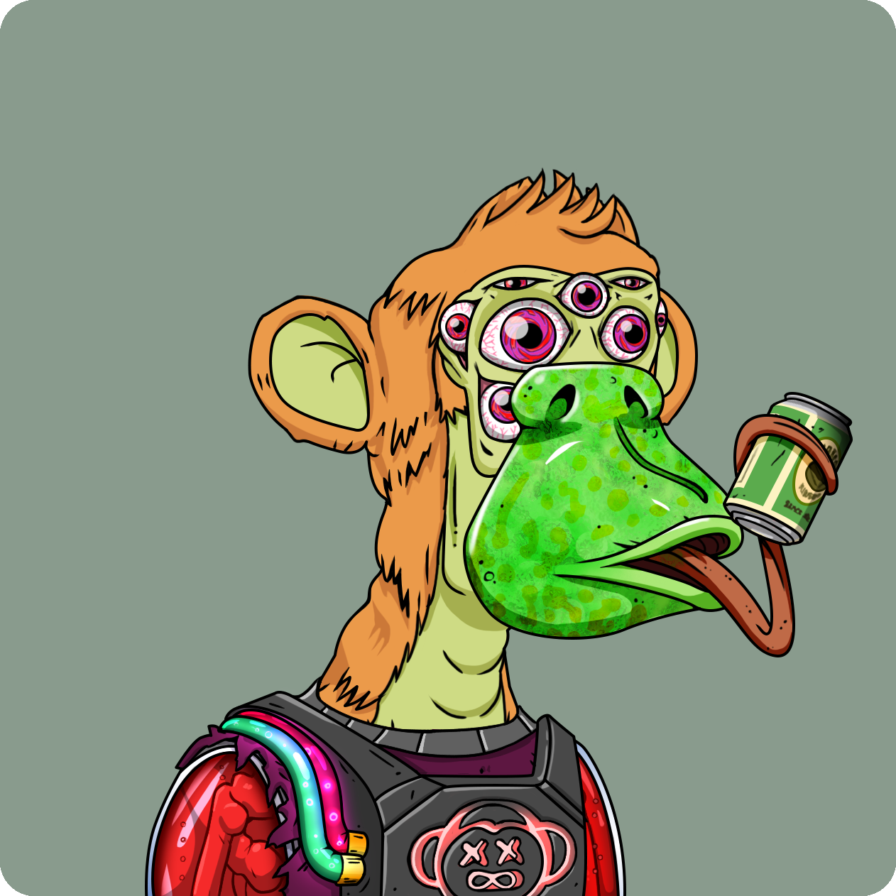 Yuga Labs - Mutant Ape Yacht Club - NFT # 13038