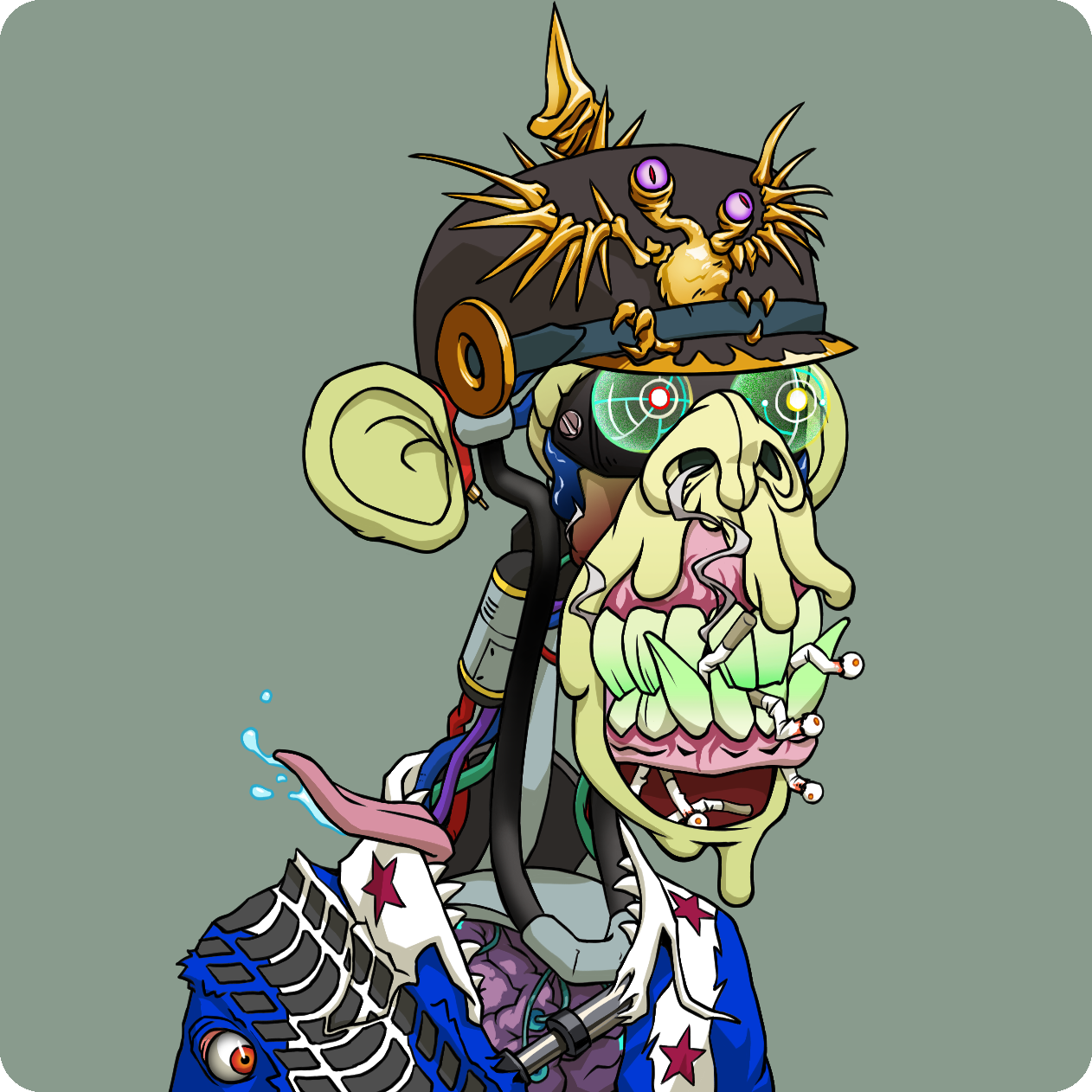 Yuga Labs - Mutant Ape Yacht Club - NFT # 15543