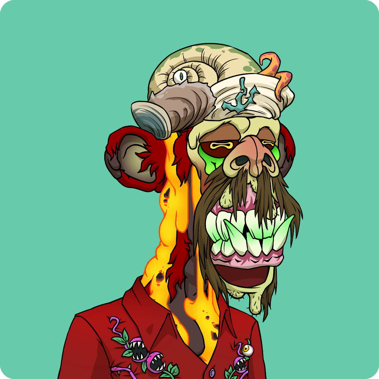 Yuga Labs - Mutant Ape Yacht Club - NFT # 4966