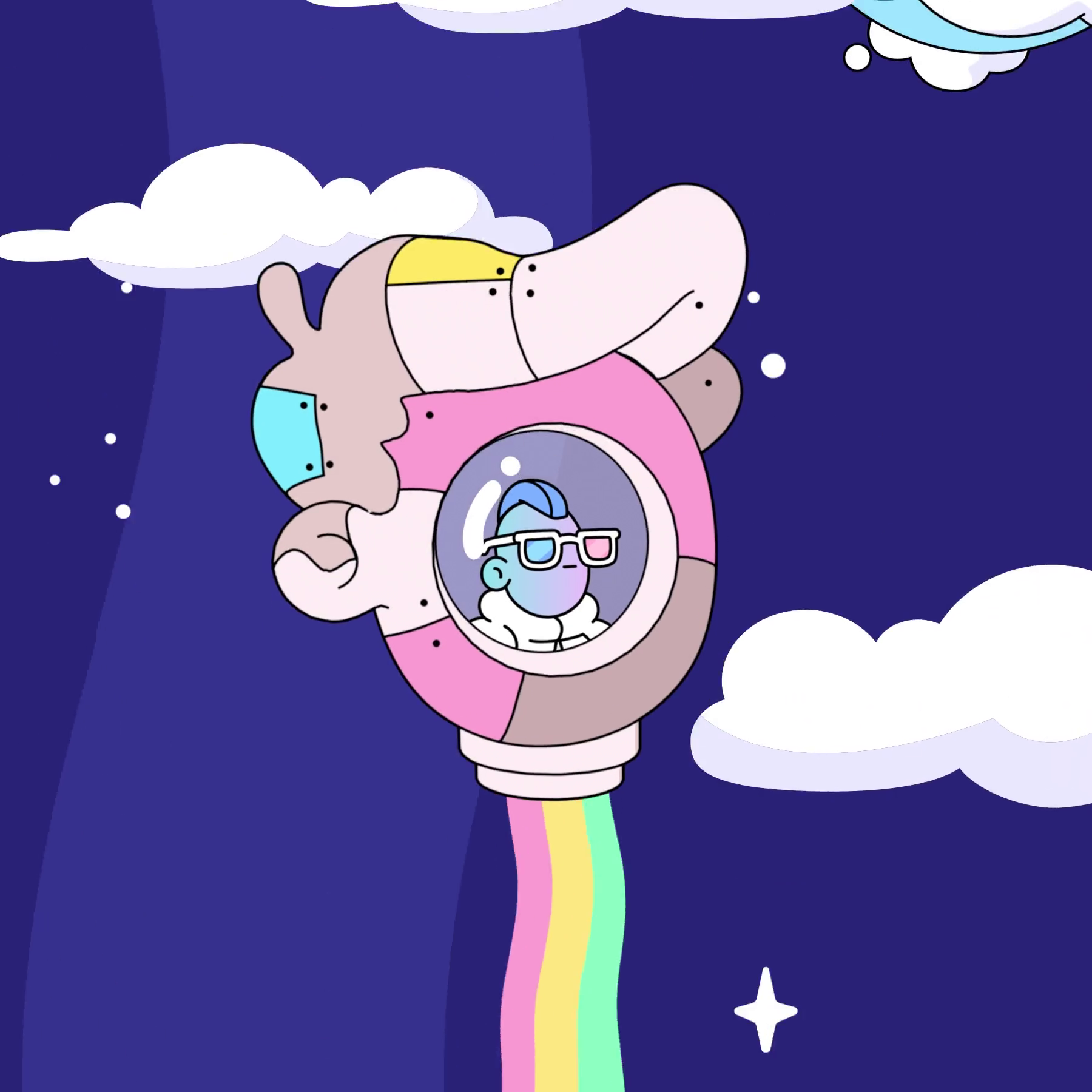 The Doodles Founders - Space Doodles - Space Doodle #145 - NFT # 145