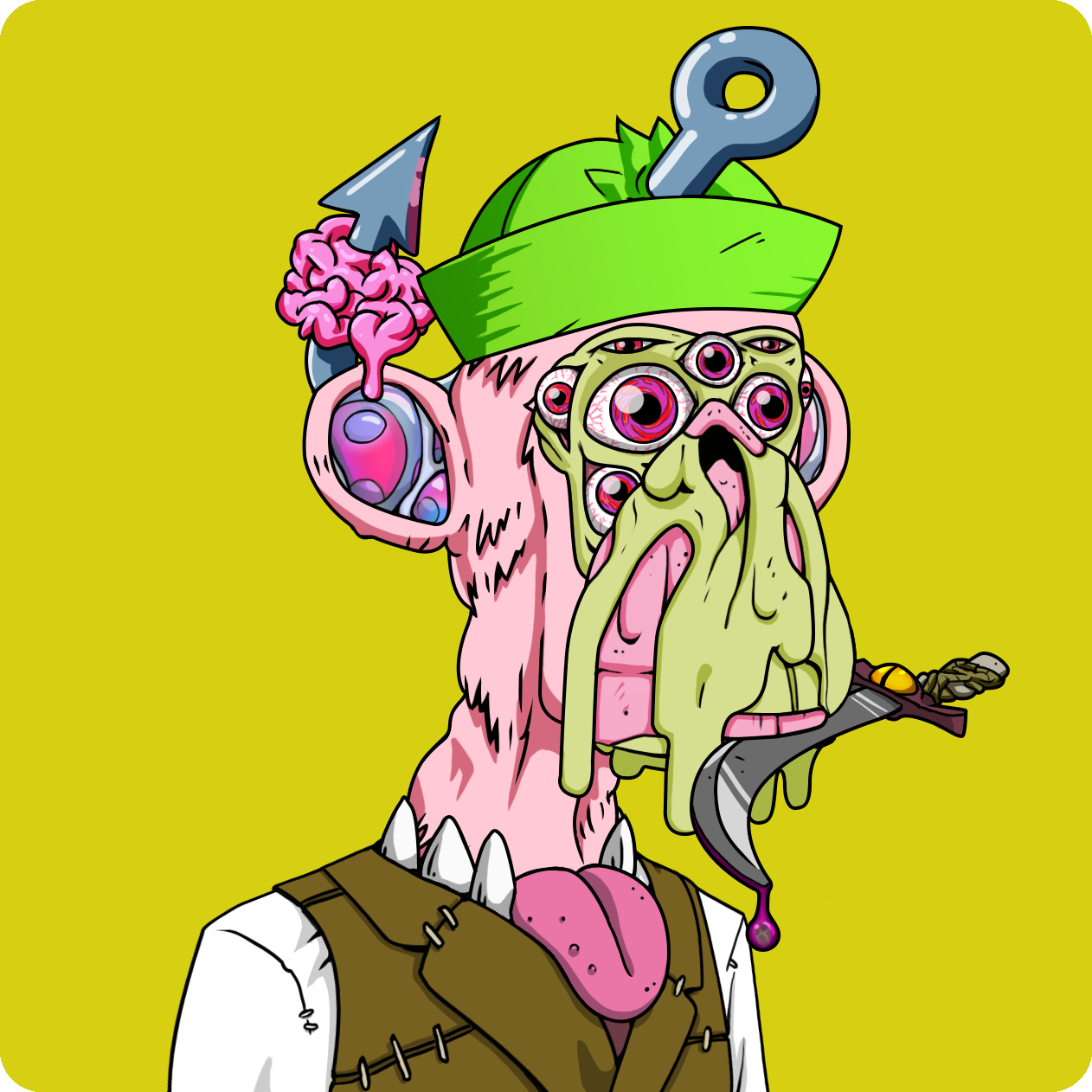 Yuga Labs - Mutant Ape Yacht Club - NFT # 22698