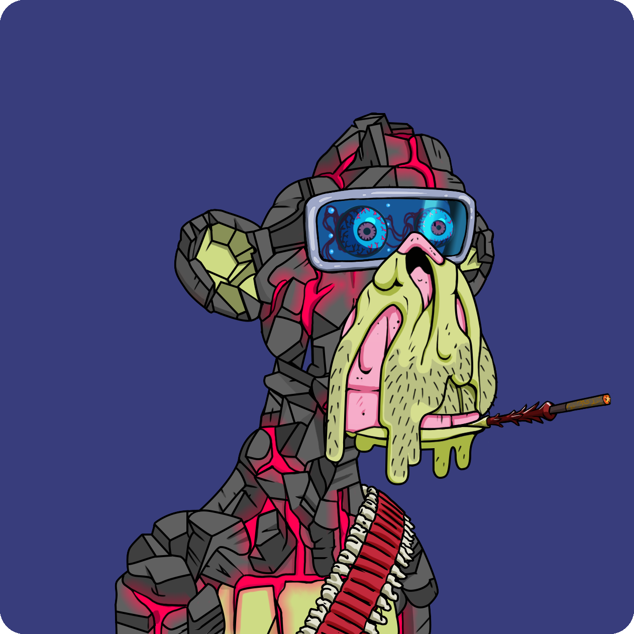 Yuga Labs - Mutant Ape Yacht Club - NFT # 1876