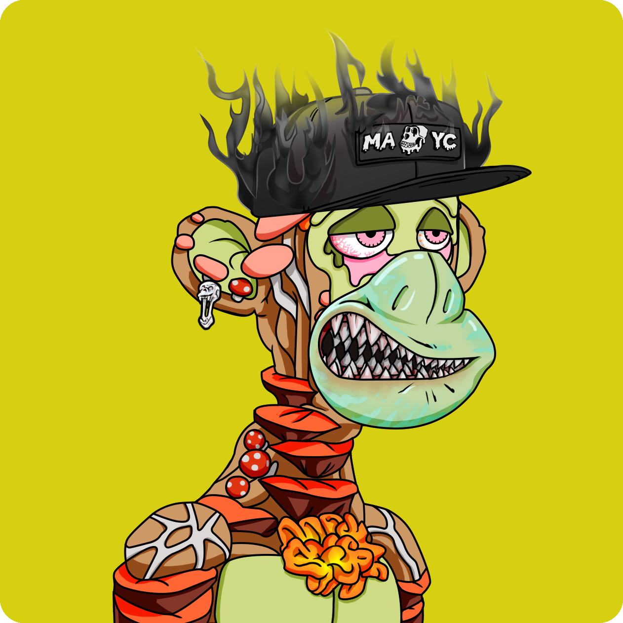 Yuga Labs - Mutant Ape Yacht Club - NFT # 3640