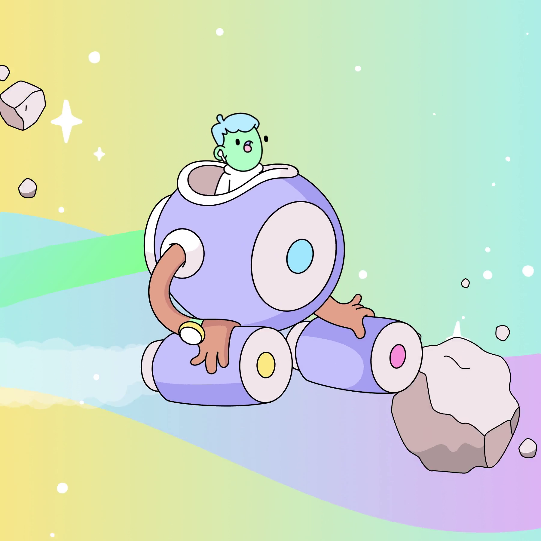 The Doodles Founders - Space Doodles - Space Doodle #9980 - NFT # 9980