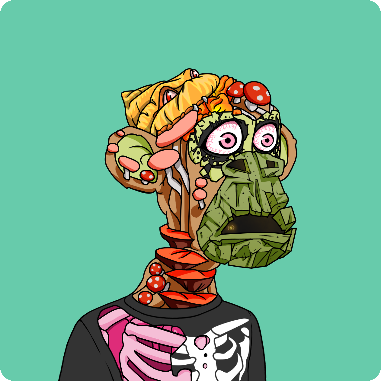 Yuga Labs - Mutant Ape Yacht Club - NFT # 7555