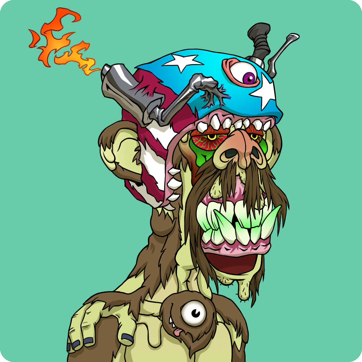 Yuga Labs - Mutant Ape Yacht Club - NFT # 9548