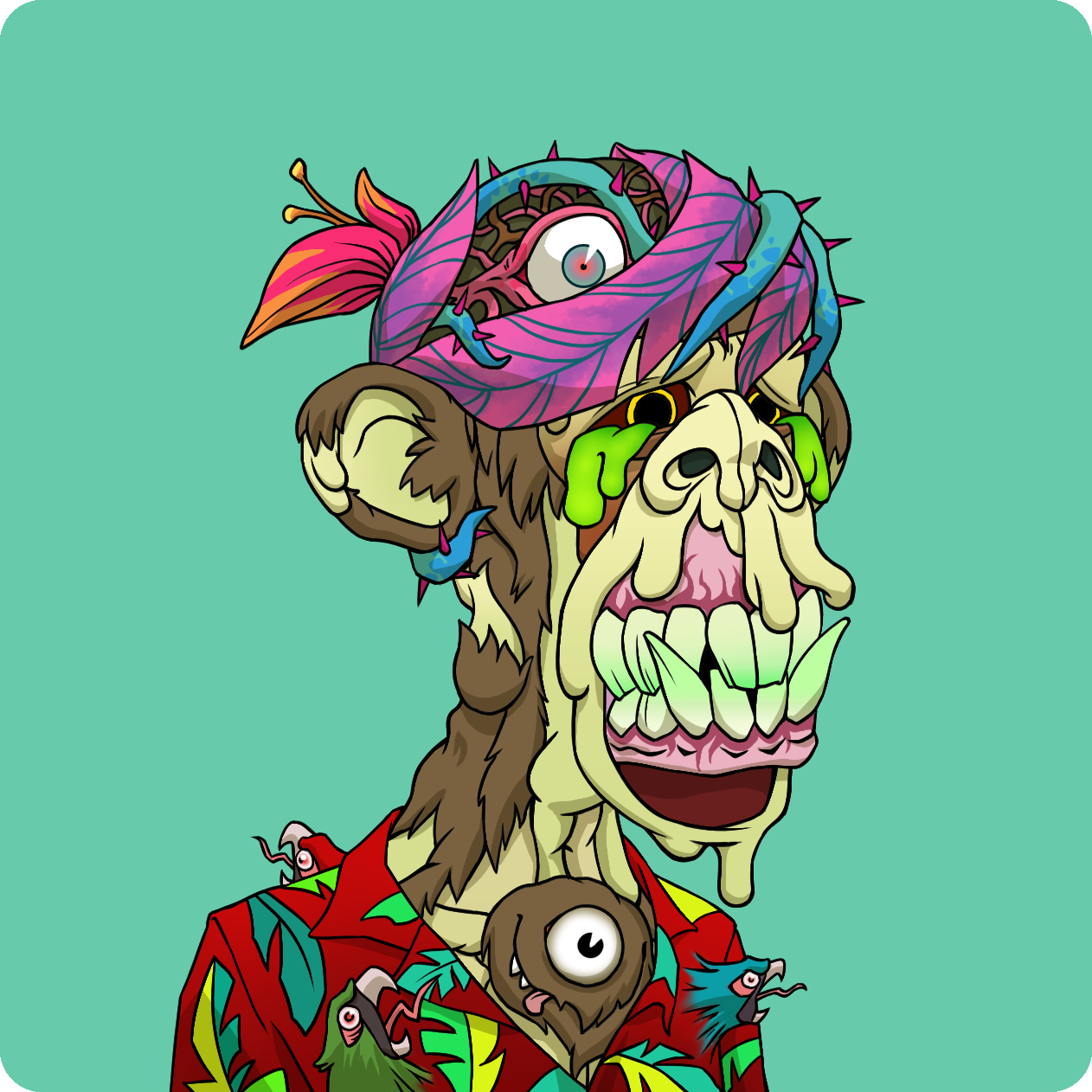 Yuga Labs - Mutant Ape Yacht Club - NFT # 9917