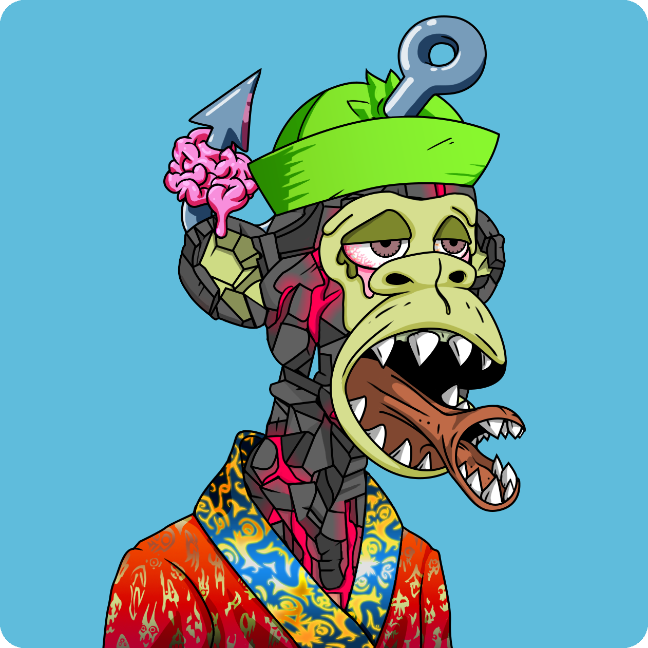 Yuga Labs - Mutant Ape Yacht Club - NFT # 21986