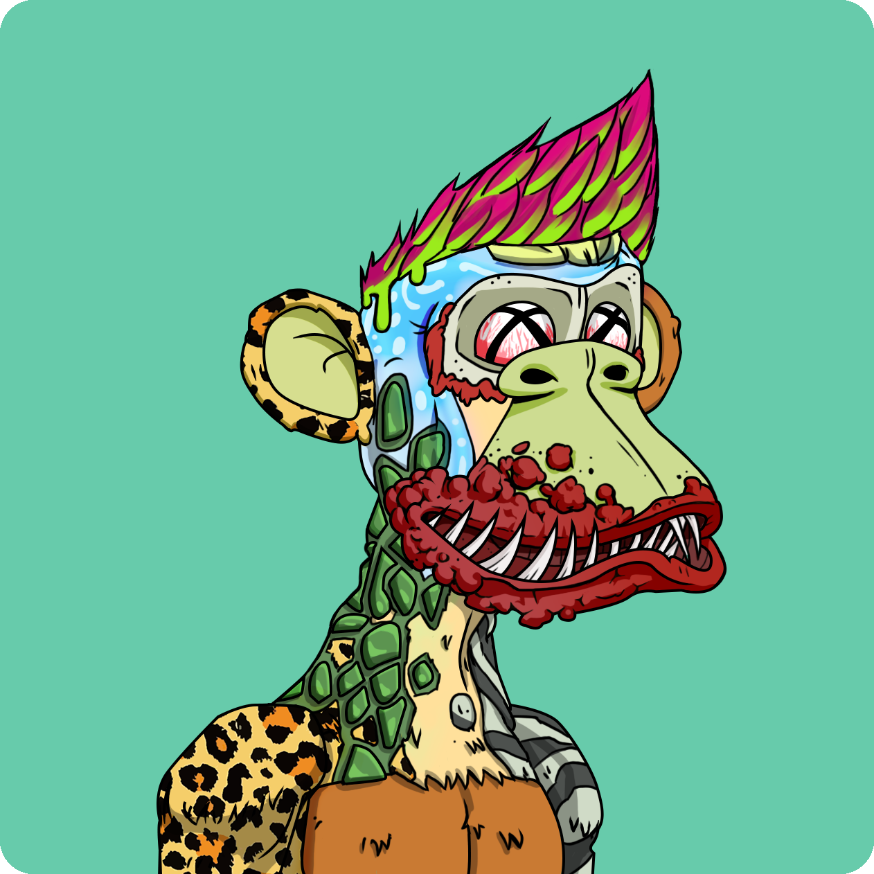 Yuga Labs - Mutant Ape Yacht Club - NFT # 9190