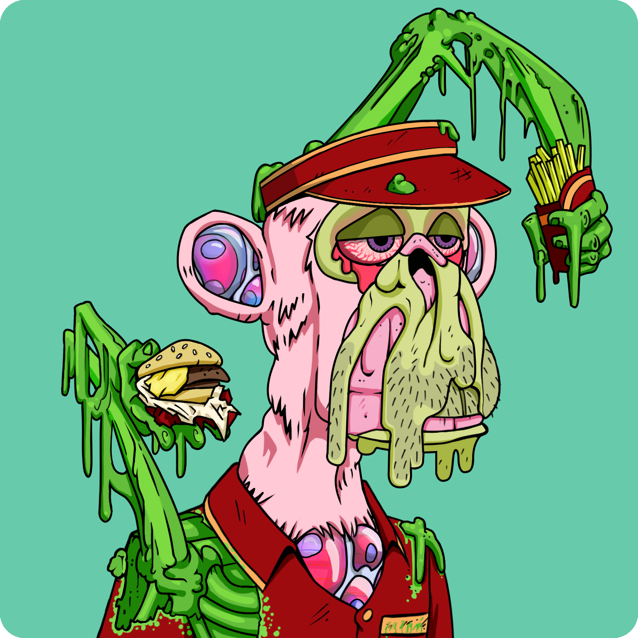 Yuga Labs - Mutant Ape Yacht Club - NFT # 3828