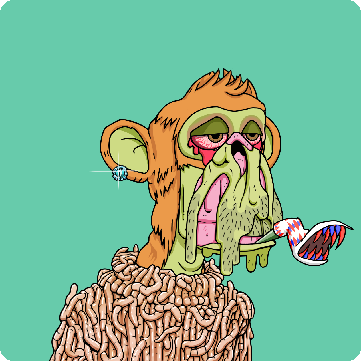 Yuga Labs - Mutant Ape Yacht Club - NFT # 3451