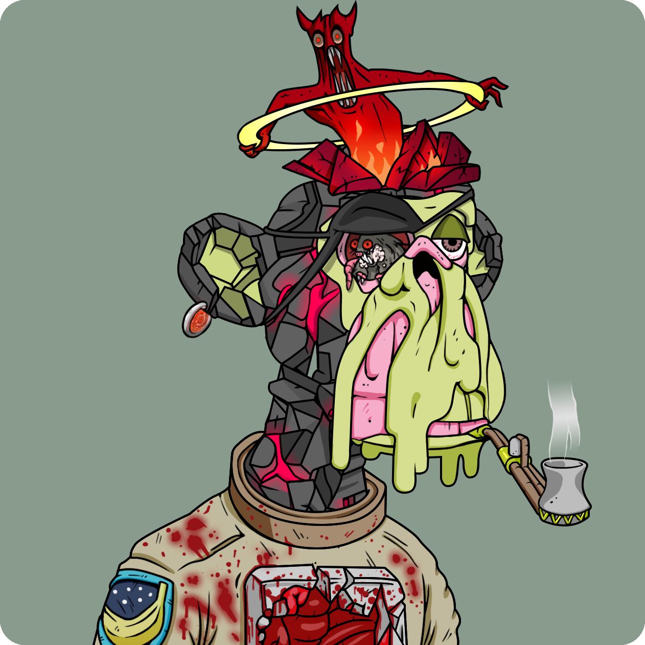 Yuga Labs - Mutant Ape Yacht Club - NFT # 19758