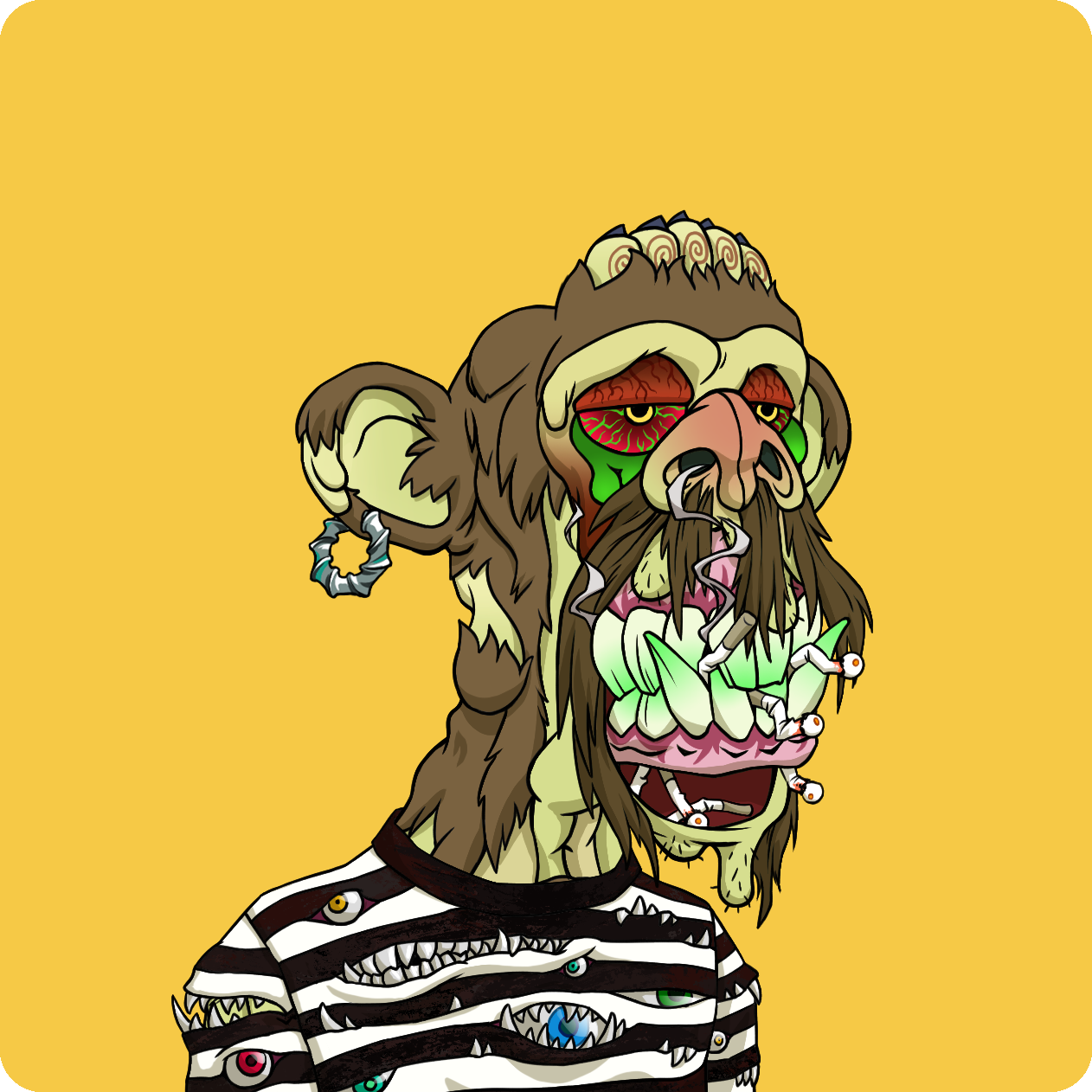 Yuga Labs - Mutant Ape Yacht Club - NFT # 1836