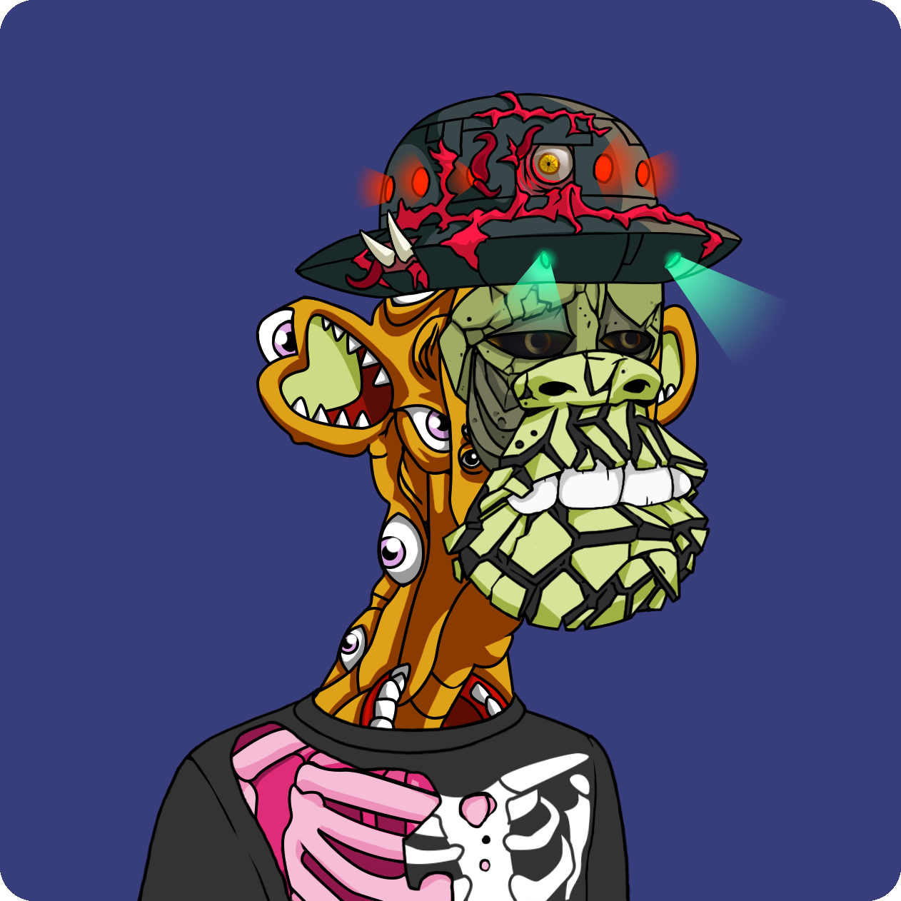 Yuga Labs - Mutant Ape Yacht Club - NFT # 3147