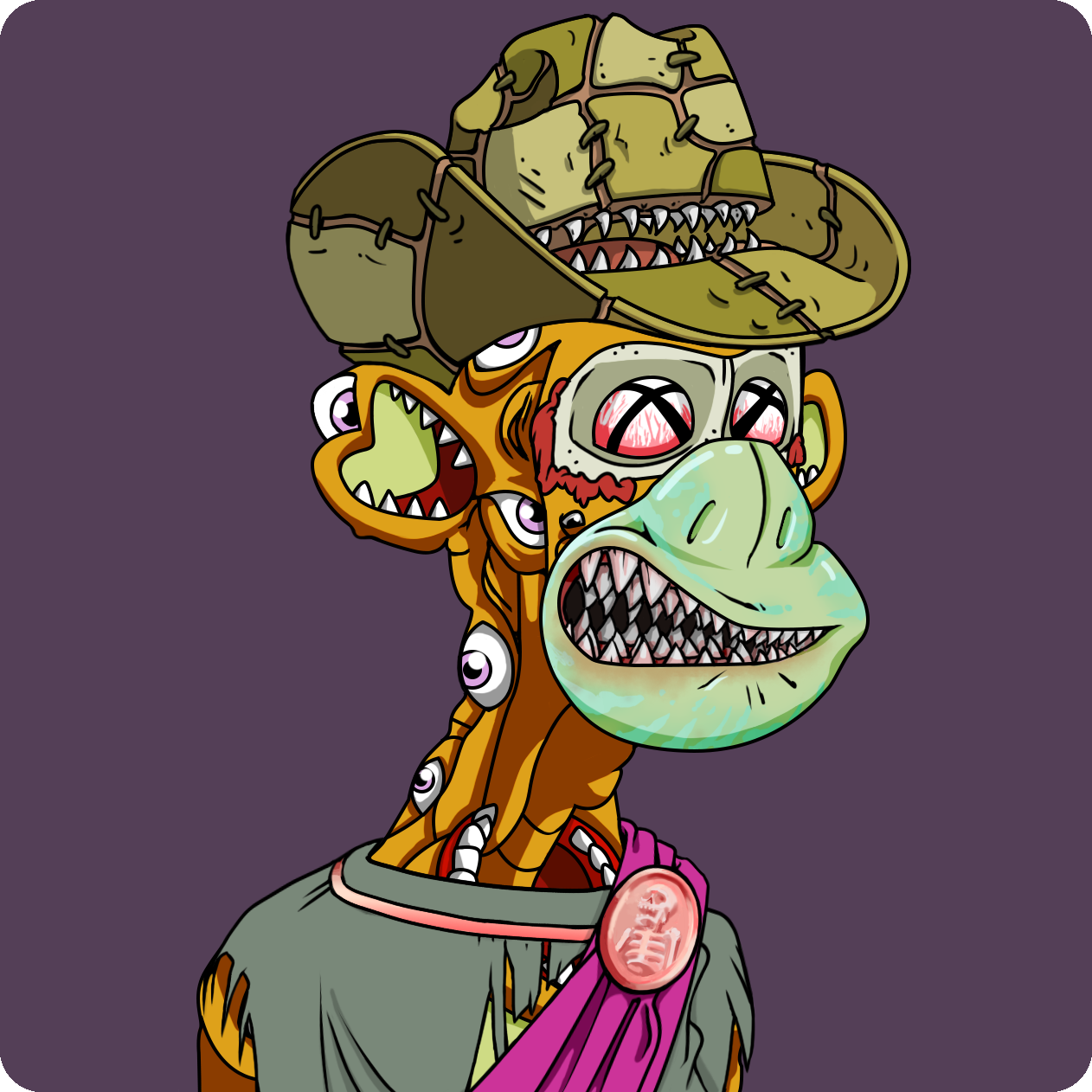 Yuga Labs - Mutant Ape Yacht Club - NFT # 7808